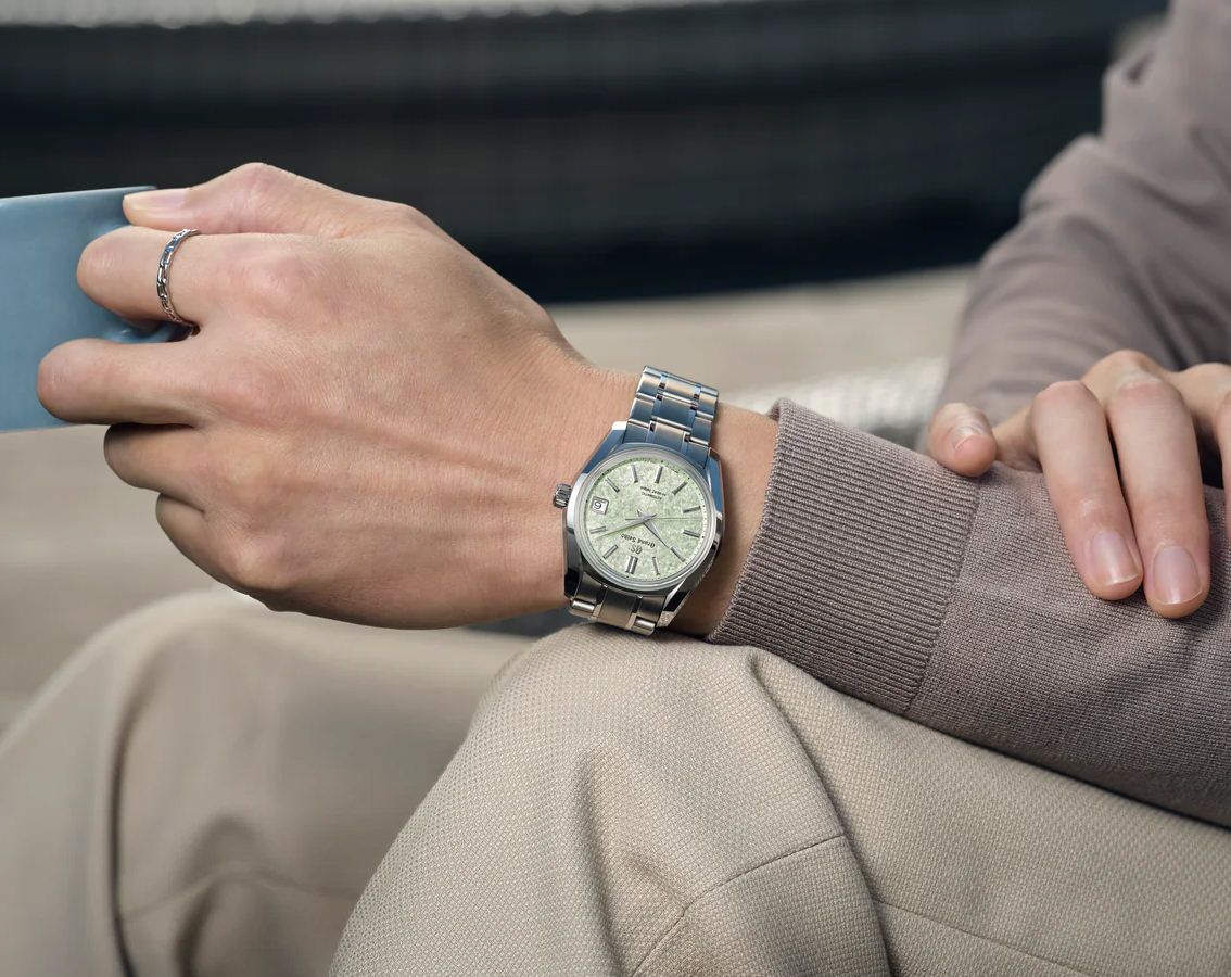 Grand Seiko Heritage 38 mm Watch in Green Dial