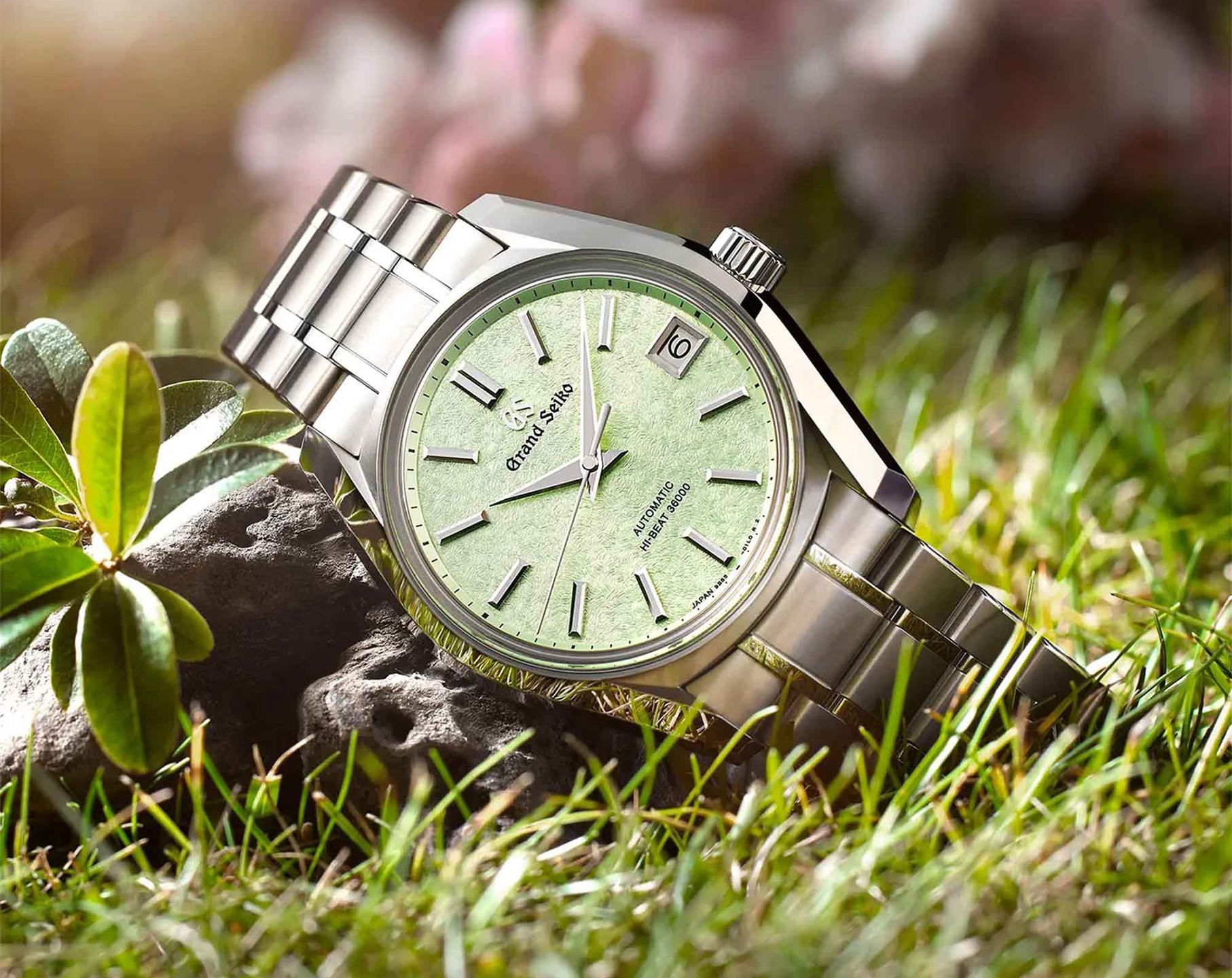 Grand Seiko Heritage 38 mm Watch in Green Dial