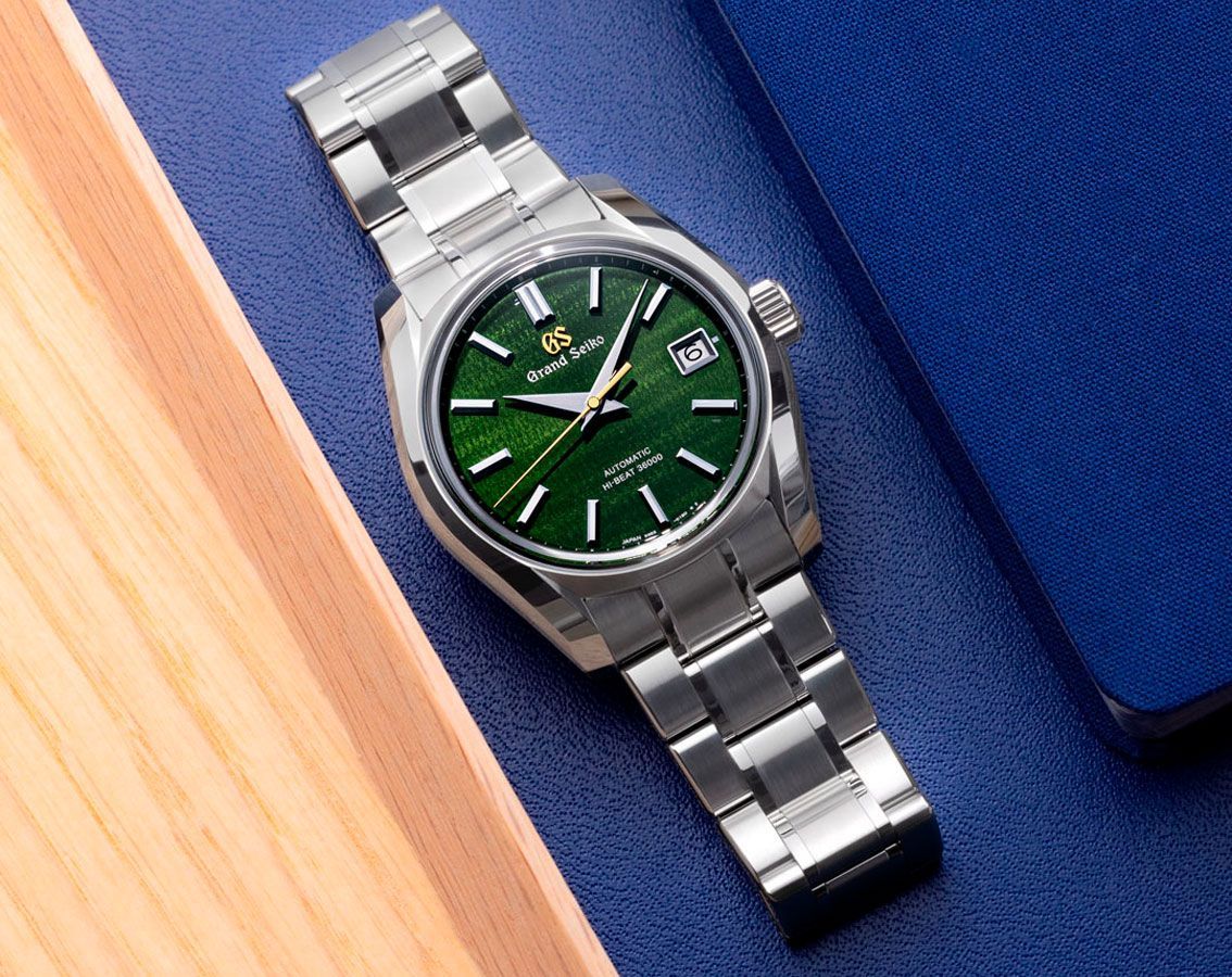 Grand Seiko Heritage  Green Dial 40 mm Automatic Watch For Men - 3