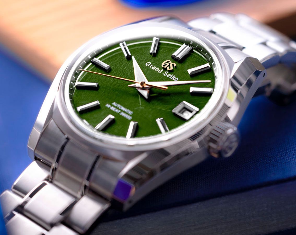 Grand Seiko Heritage  Green Dial 40 mm Automatic Watch For Men - 4