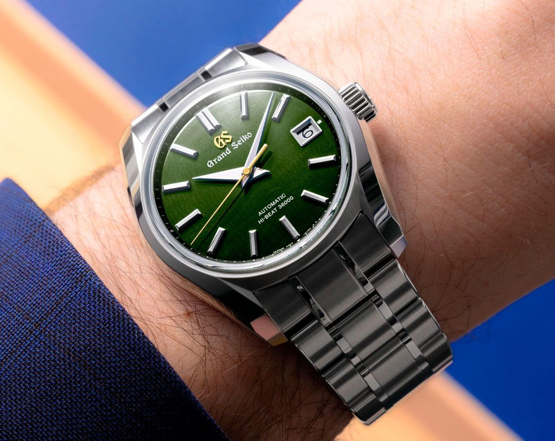 Grand Seiko Heritage  Green Dial 40 mm Automatic Watch For Men - 6