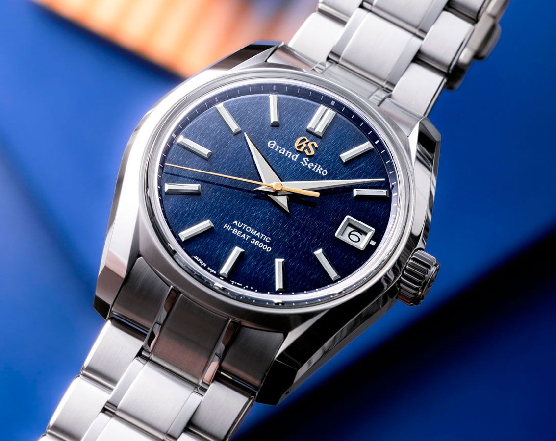 Grand Seiko Heritage  Blue Dial 40 mm Automatic Watch For Men - 4