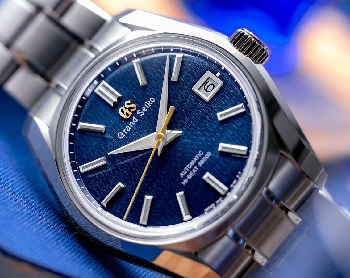 Grand Seiko Heritage  Blue Dial 40 mm Automatic Watch For Men - 5