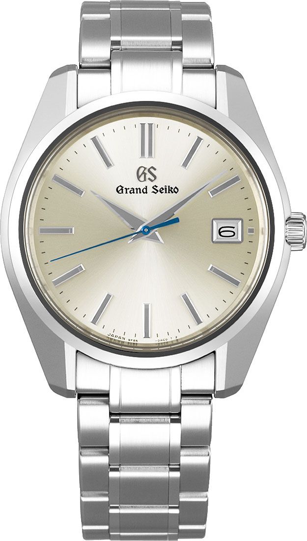 Grand Seiko Heritage Quartz Men Watches in Round case Silver Dial