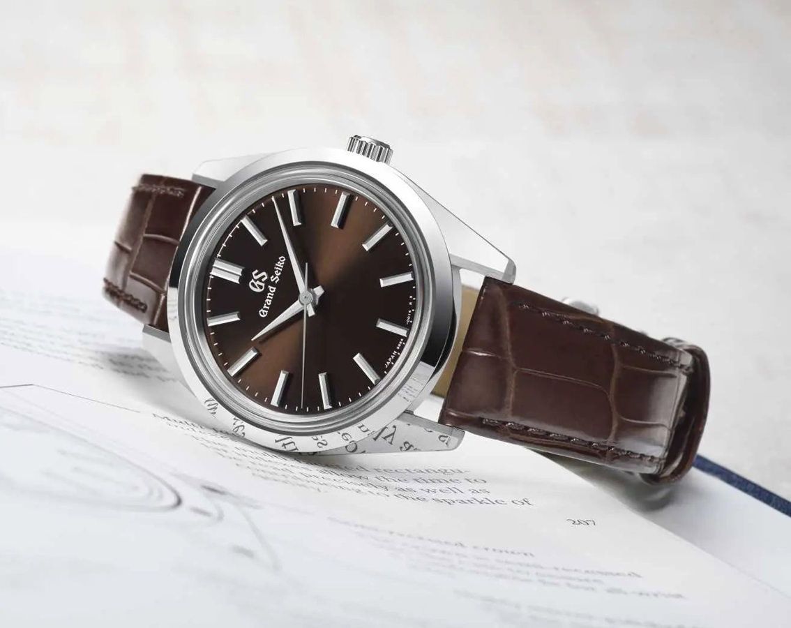 Grand Seiko Heritage  Brown Dial 36.5 mm Manual Winding Watch For Men - 4