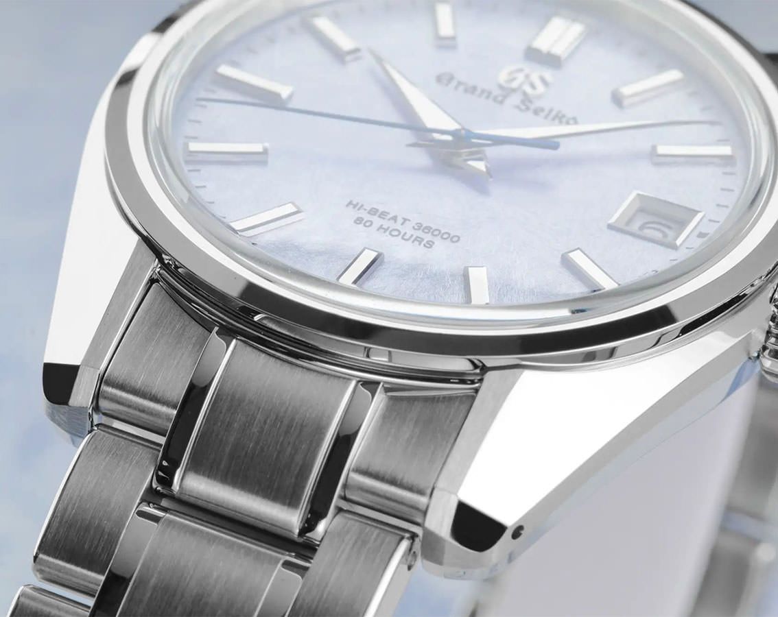 Grand Seiko Heritage  Blue Dial 40 mm Manual Winding Watch For Men - 4