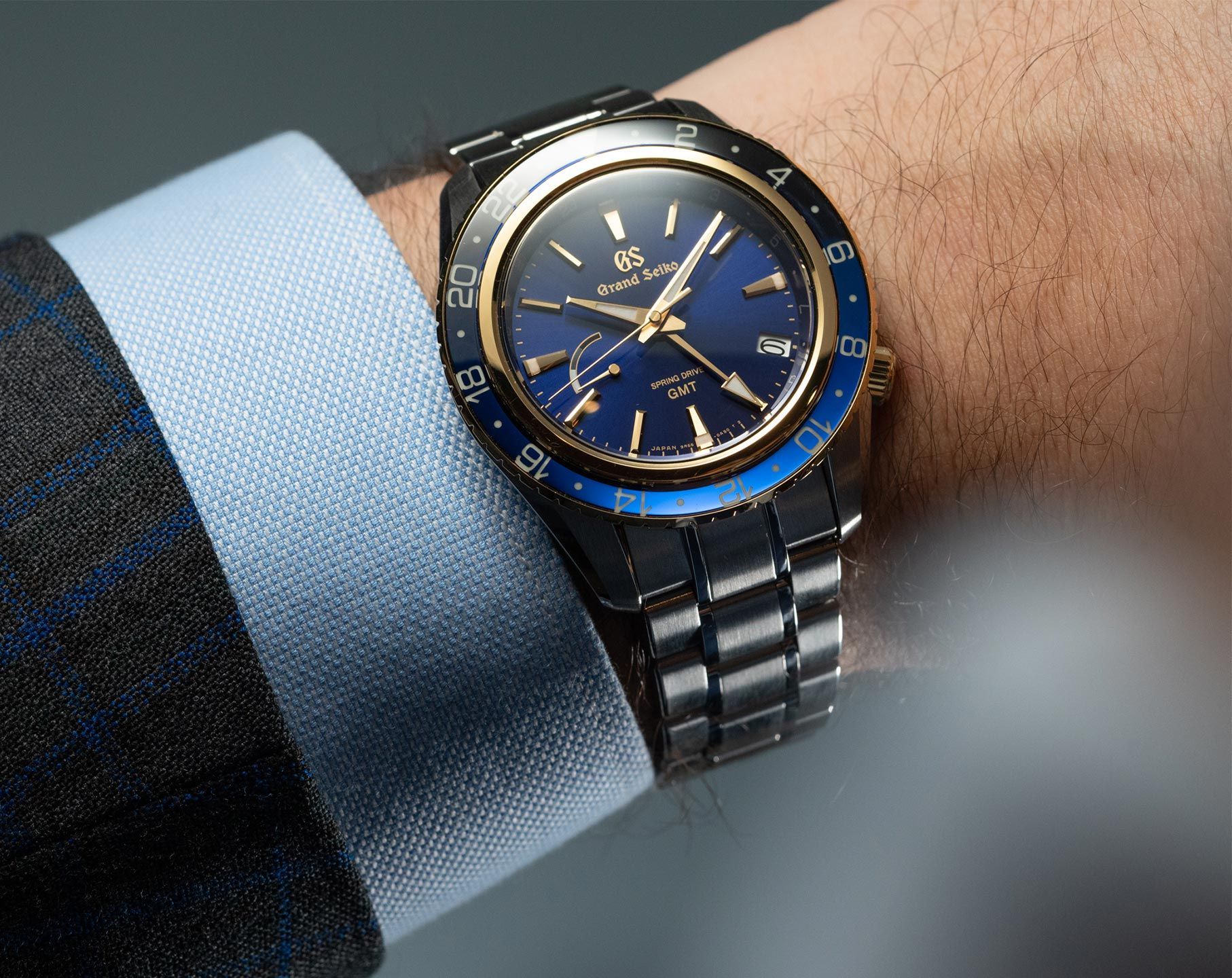 Grand Seiko Sport  Blue Dial 44 mm Spring Drive Watch For Men - 4