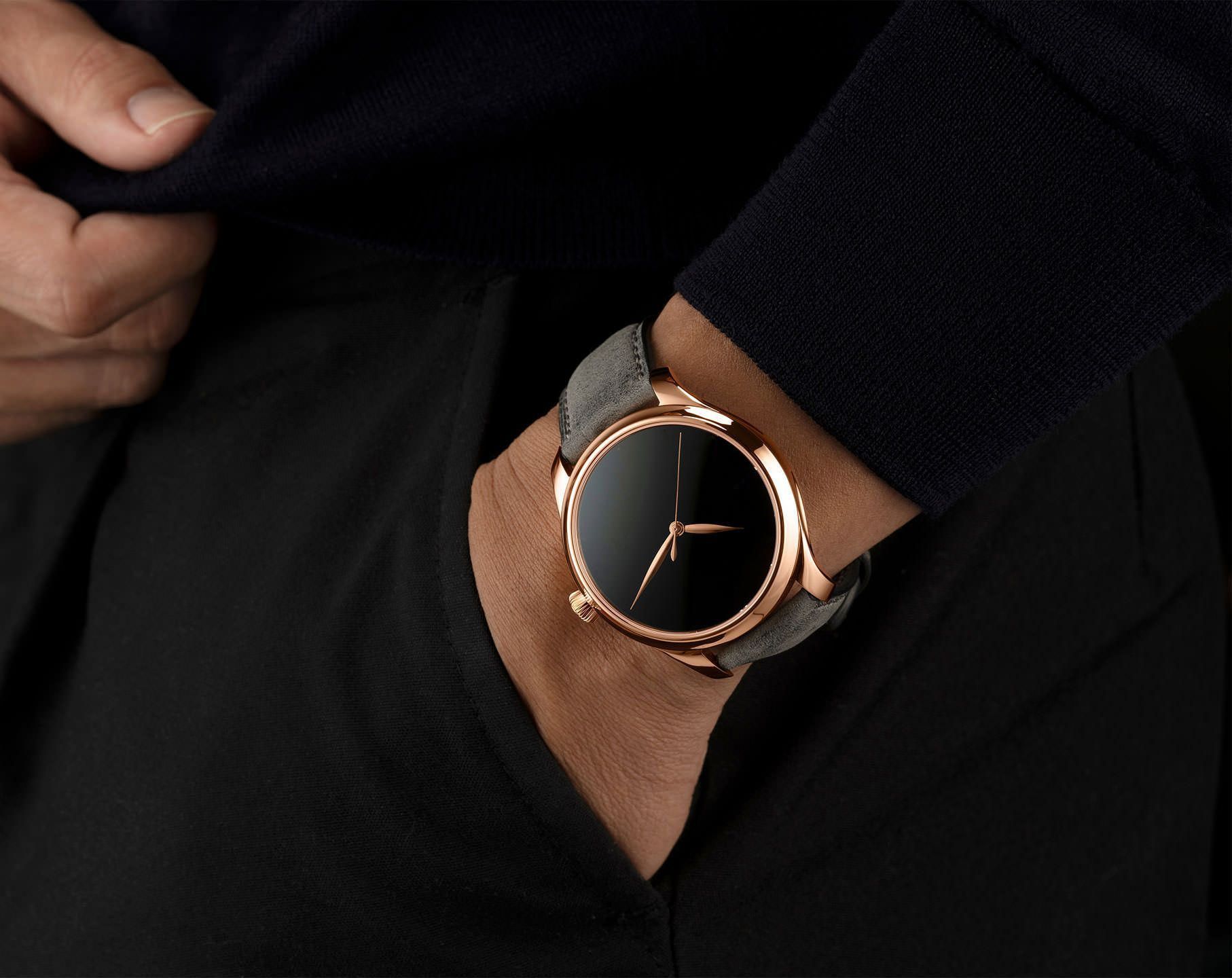 H. Moser & Cie. Endeavour Centre Seconds Vantablack® Dial 40 mm Automatic Watch For Men - 5