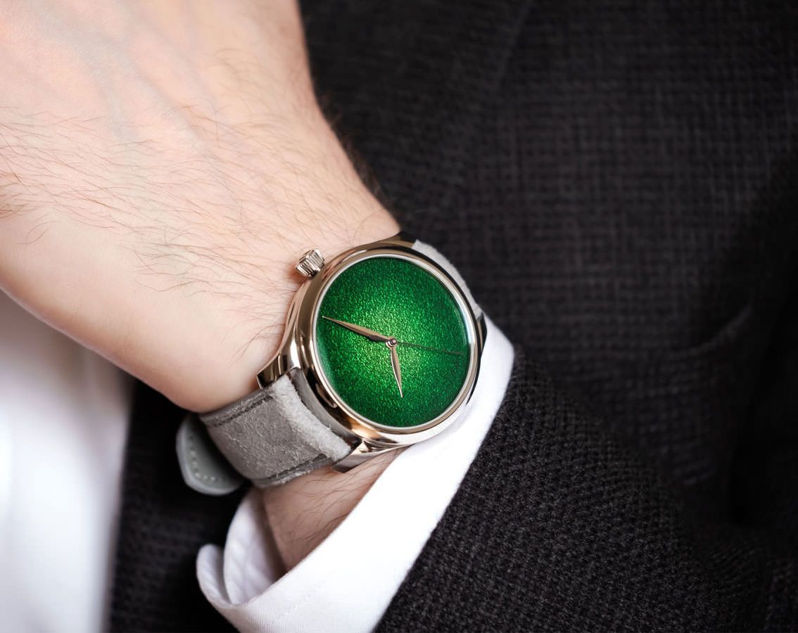 H. Moser & Cie. Centre Seconds Concept 40 mm Watch in Green Dial For Men - 8