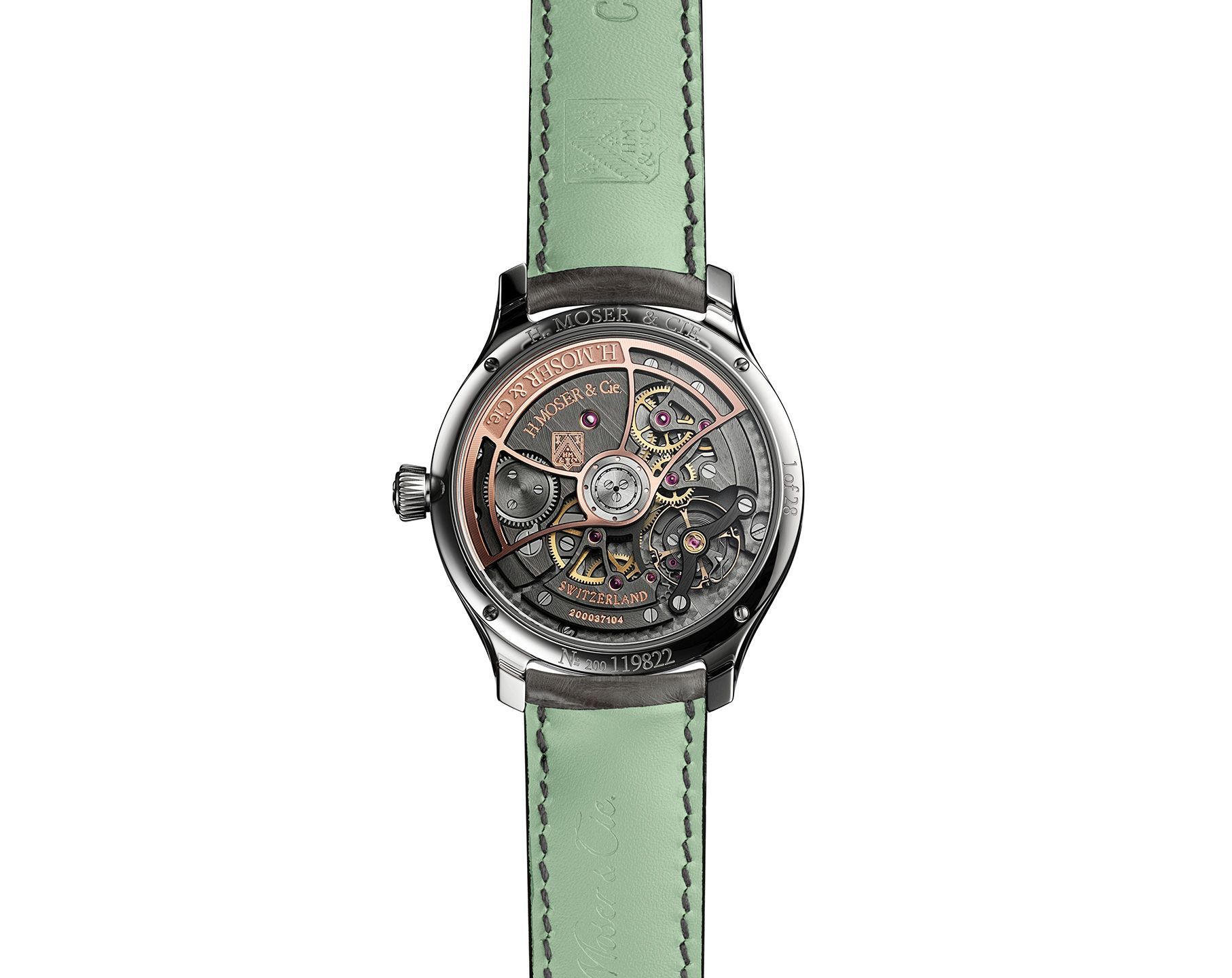 H. Moser & Cie. Endeavour Small Seconds Pink Dial 38 mm Automatic Watch For Unisex - 2