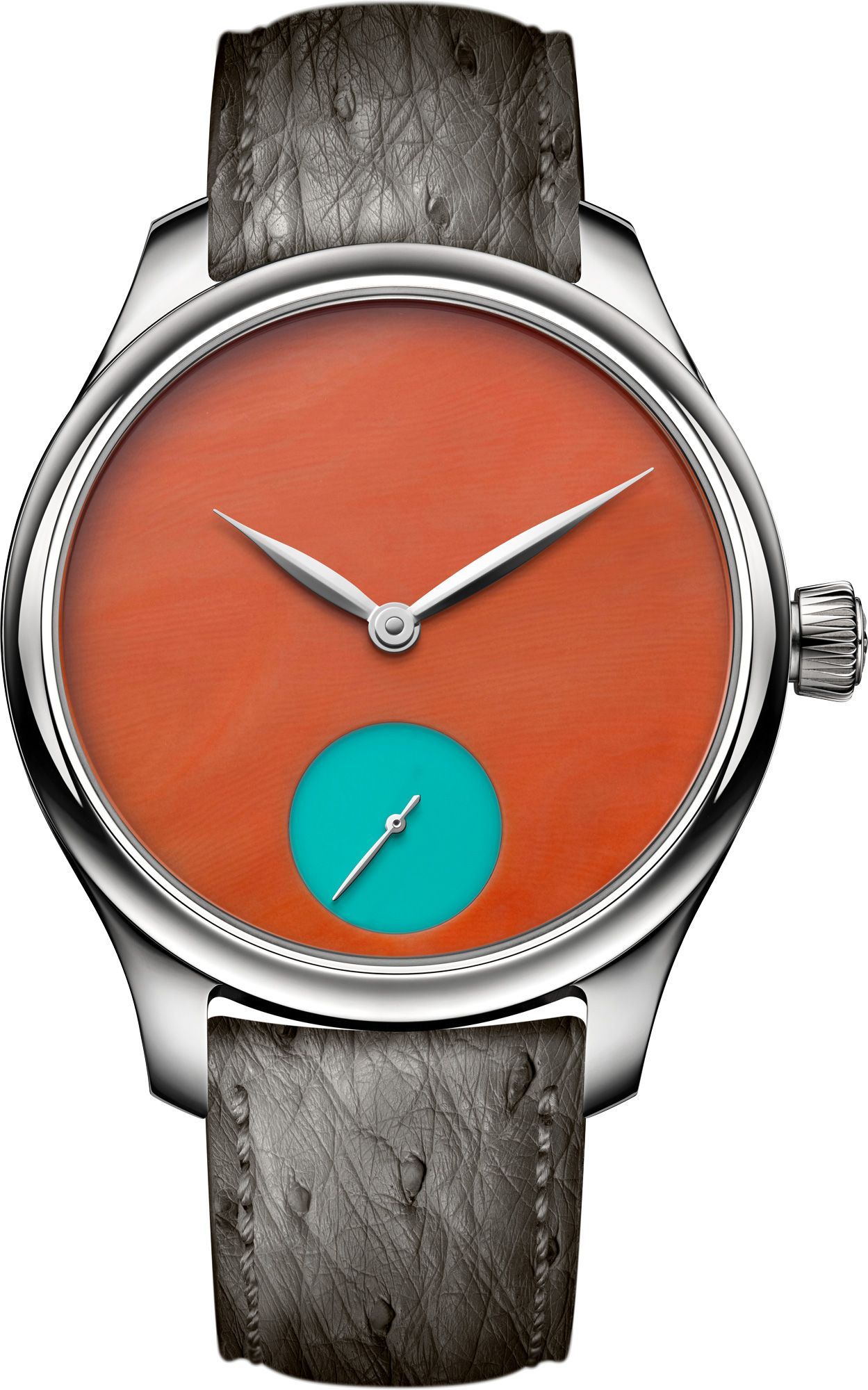 H. Moser & Cie. Endeavour Small Seconds Orange Dial 38 mm Automatic Watch For Unisex - 1