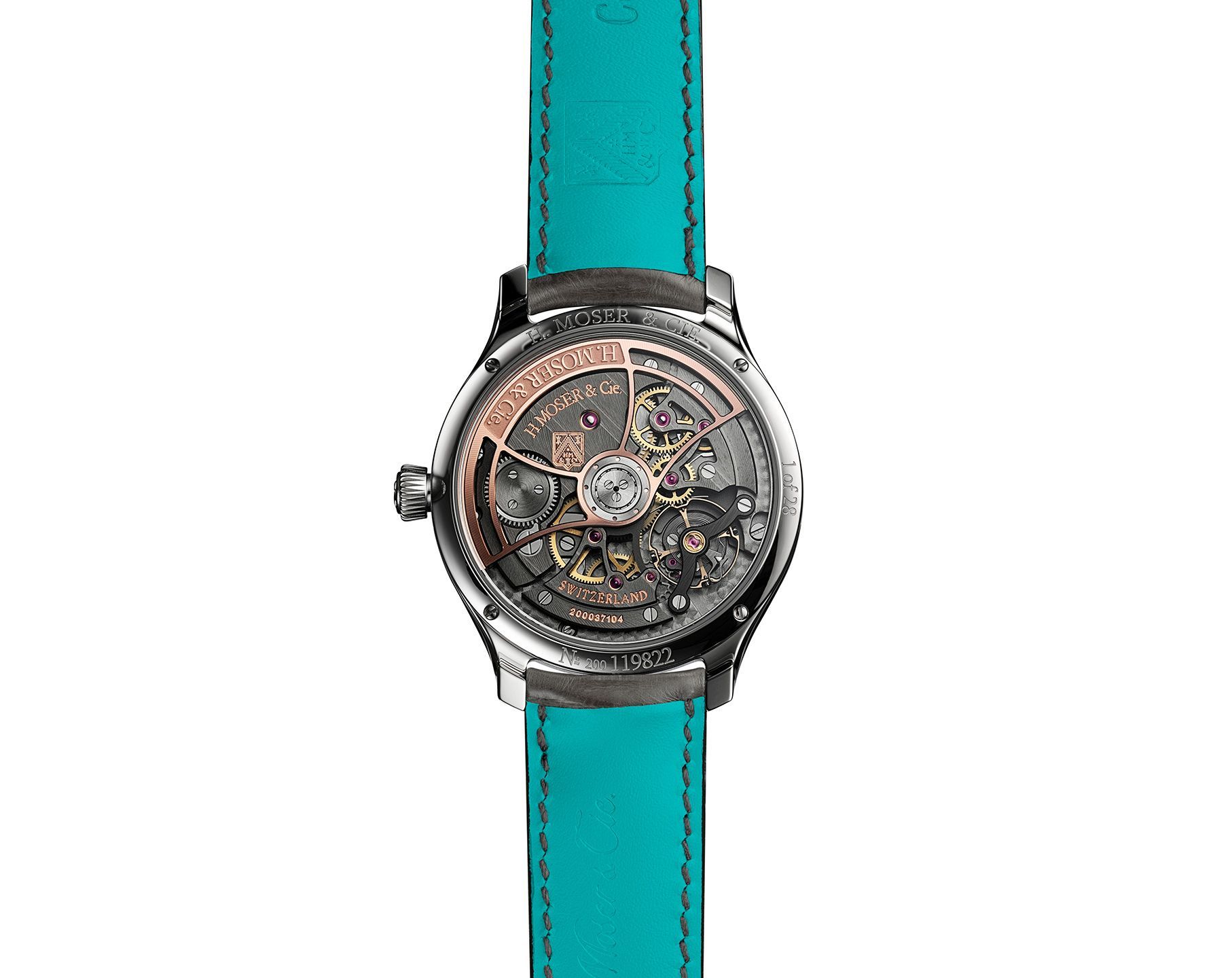 H. Moser & Cie. Endeavour Small Seconds Orange Dial 38 mm Automatic Watch For Unisex - 2