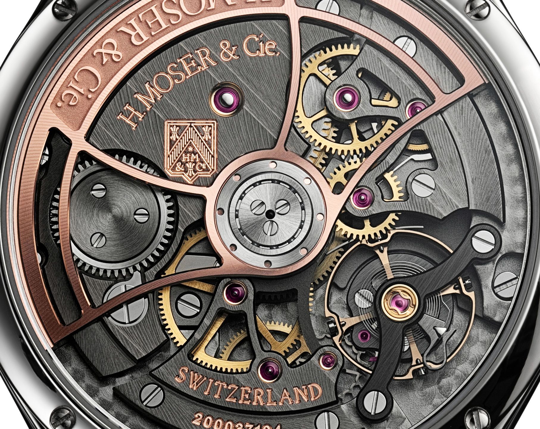 H. Moser & Cie. Endeavour Small Seconds Orange Dial 38 mm Automatic Watch For Unisex - 4