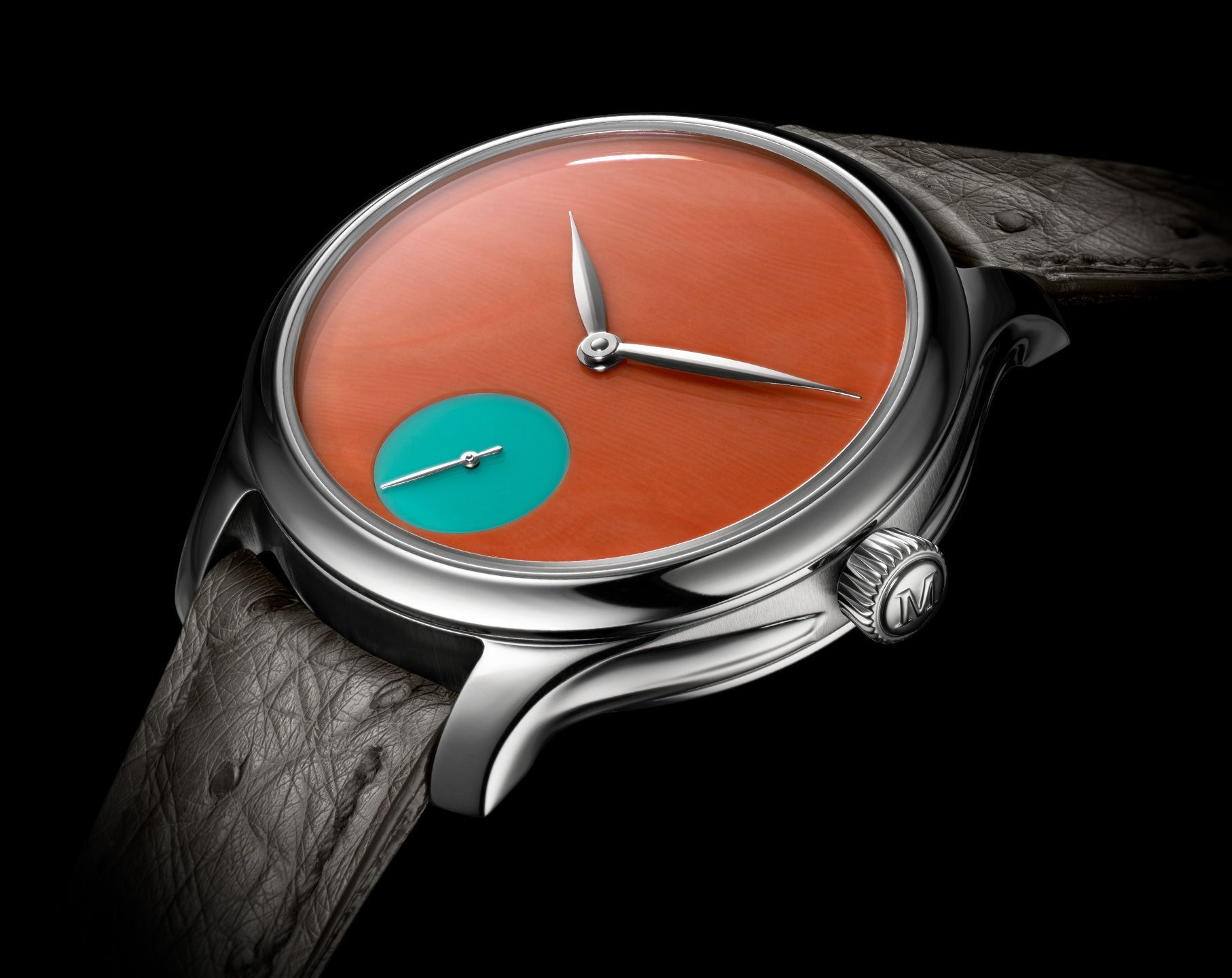 H. Moser & Cie. Endeavour Small Seconds Orange Dial 38 mm Automatic Watch For Unisex - 5