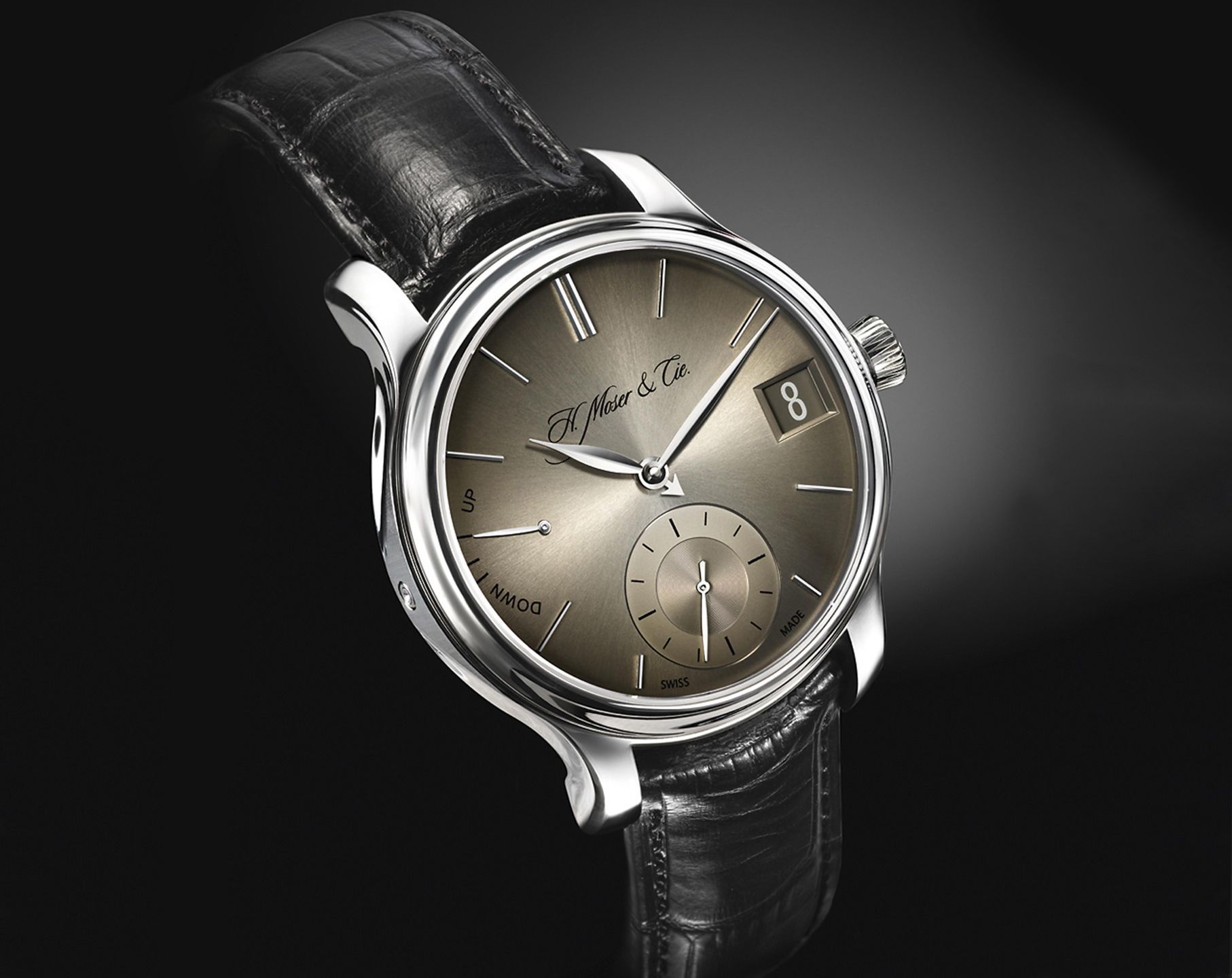 H. Moser & Cie. Endeavour Perpetual Calendar Fume Dial 40.8 mm Manual Winding Watch For Men - 3