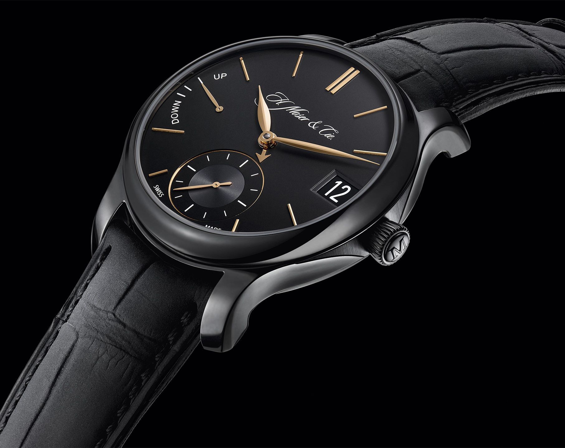 H. Moser Cie. Endeavour 40.8 mm Watch in Black Dial