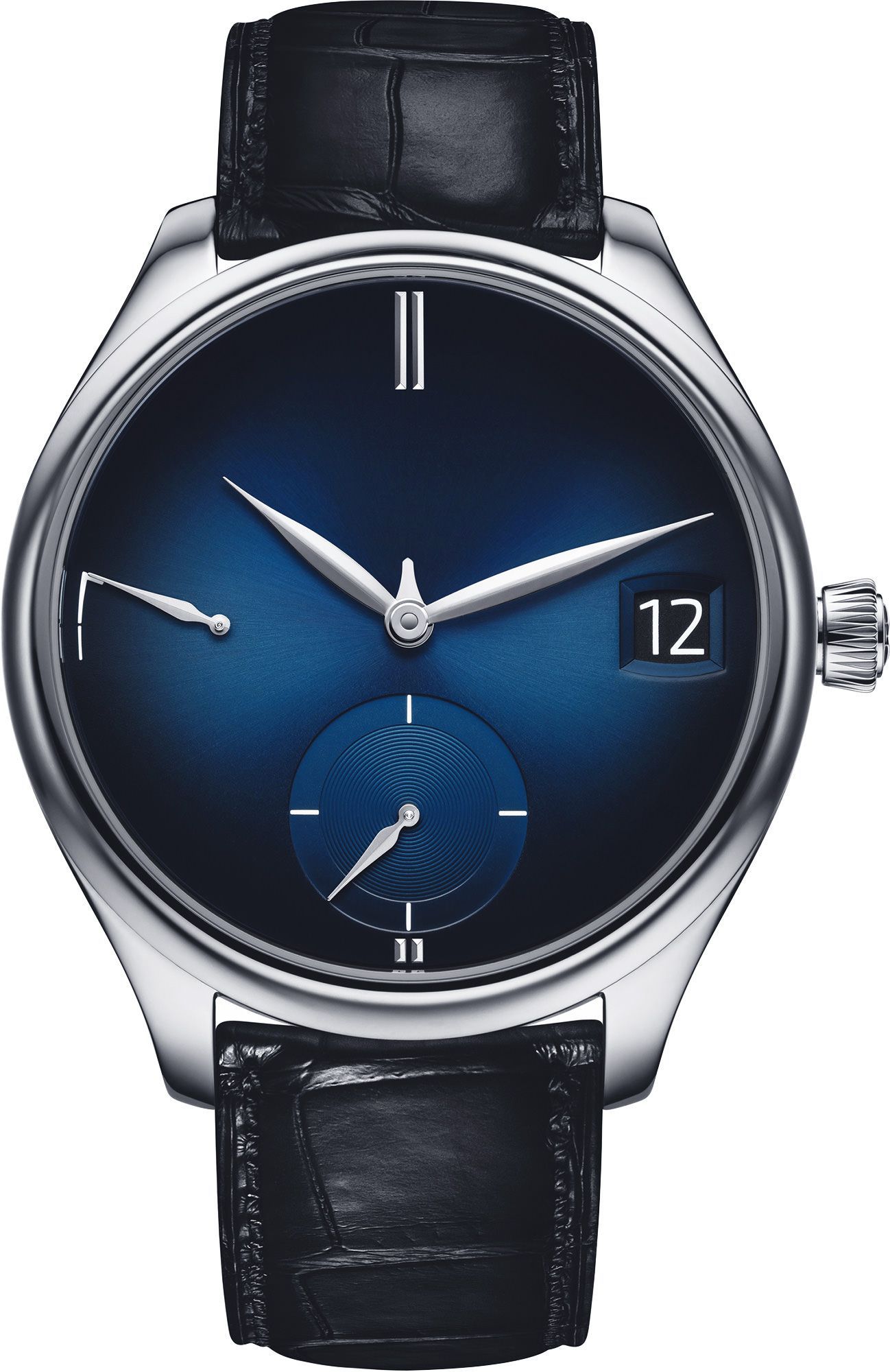 H. Moser & Cie. Endeavour Perpetual Calendar Blue Dial 42 mm Manual Winding Watch For Men - 1