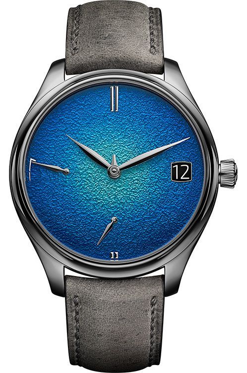 H. Moser Cie. Perpetual Calendar 42 mm Watch in Blue Dial