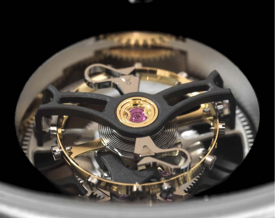 H. Moser & Cie. Endeavour Tourbillon Vantablack® Dial 42 mm Automatic Watch For Men - 3