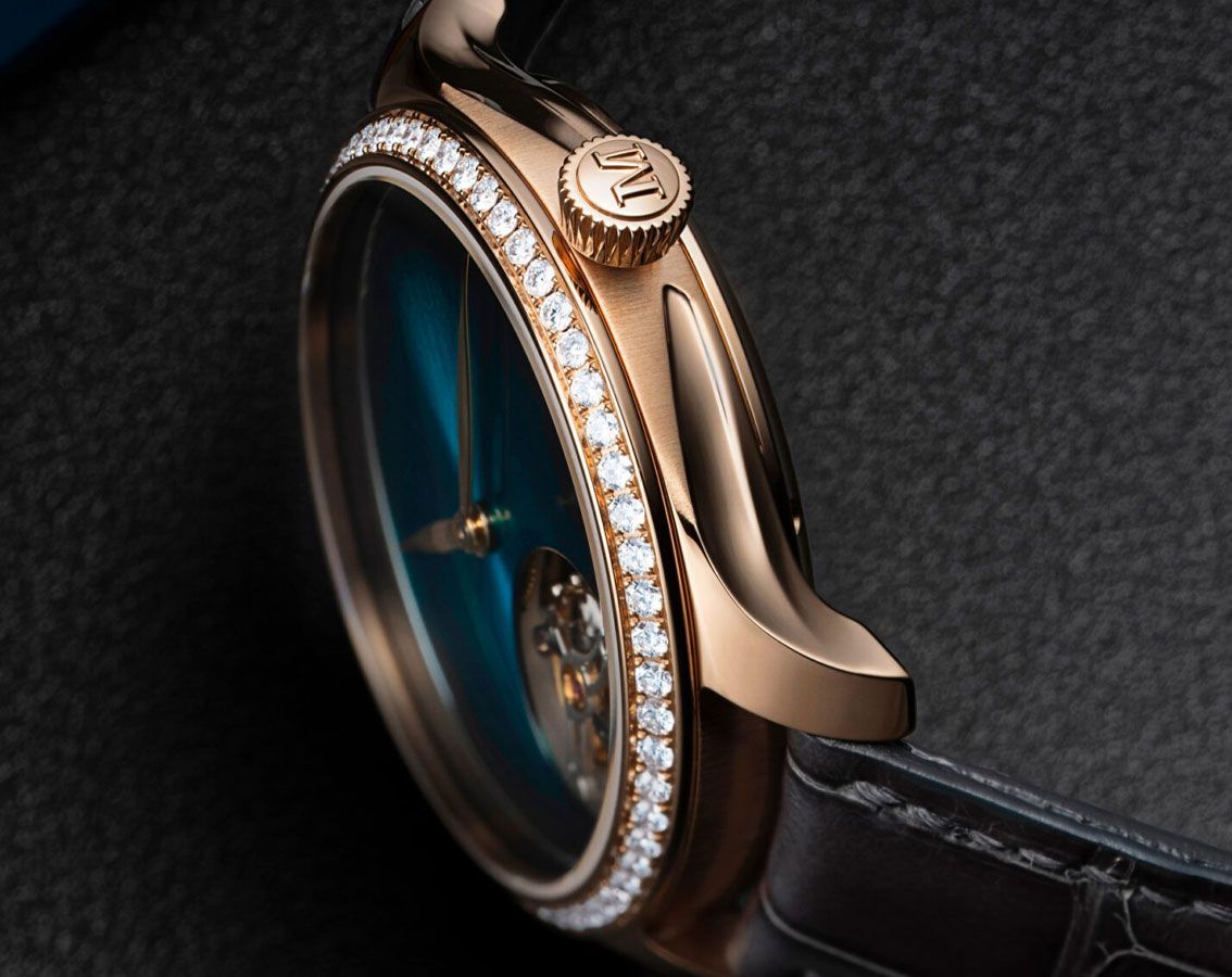H. Moser & Cie. Endeavour Tourbillon Blue Dial 38 mm Automatic Watch For Unisex - 5