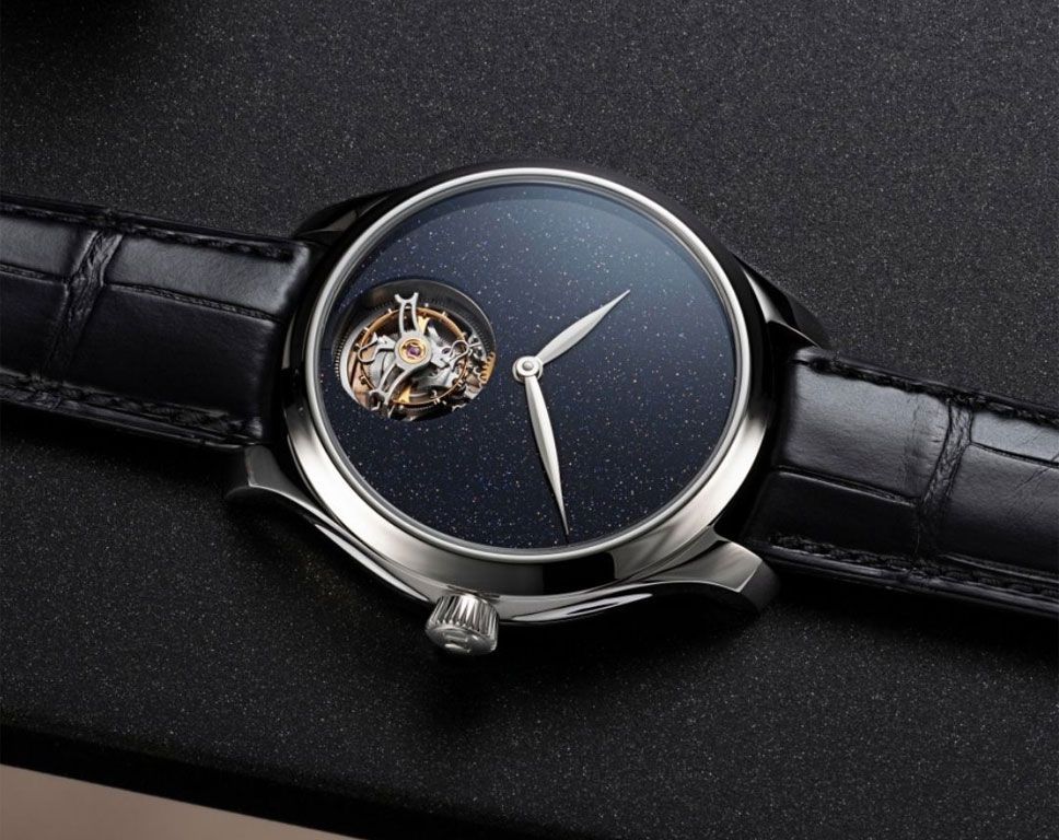 H. Moser & Cie. Endeavour Tourbillon Blue Dial 40 mm Automatic Watch For Men - 3
