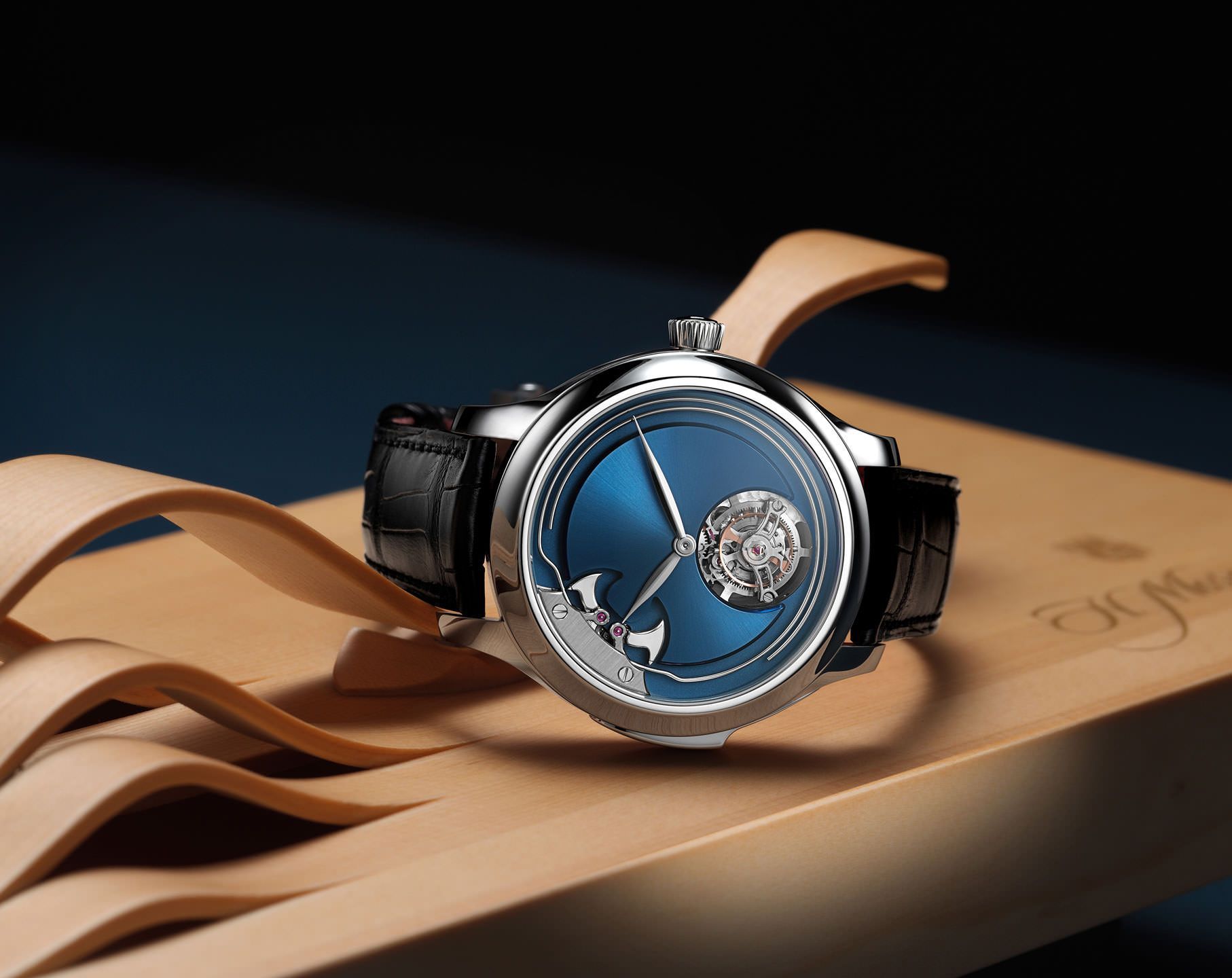 H. Moser Cie. Concept Minute Repeater 43 mm Watch in Blue Dial