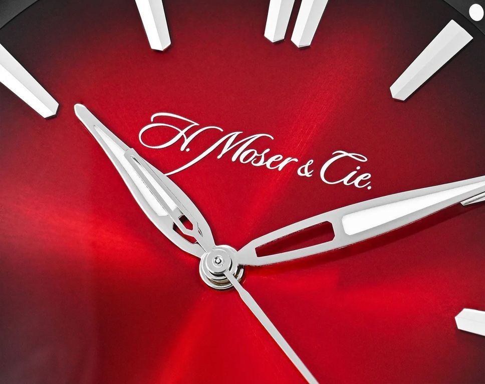 H. Moser & Cie. Pioneer Centre Seconds Red Dial 42.8 mm Automatic Watch For Men - 9
