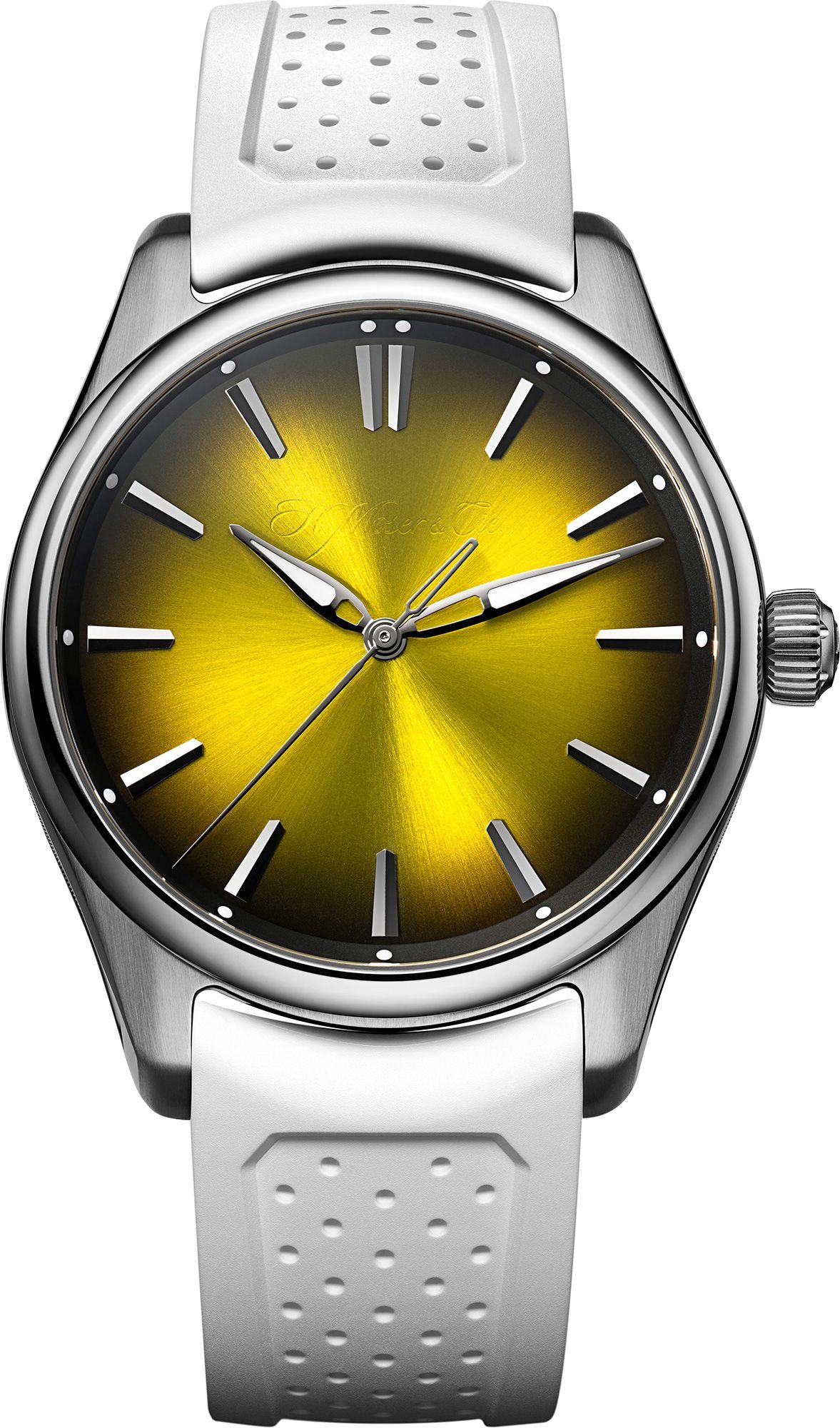 H. Moser & Cie. Pioneer Centre Seconds Yellow Dial 40 mm Automatic Watch For Men - 1