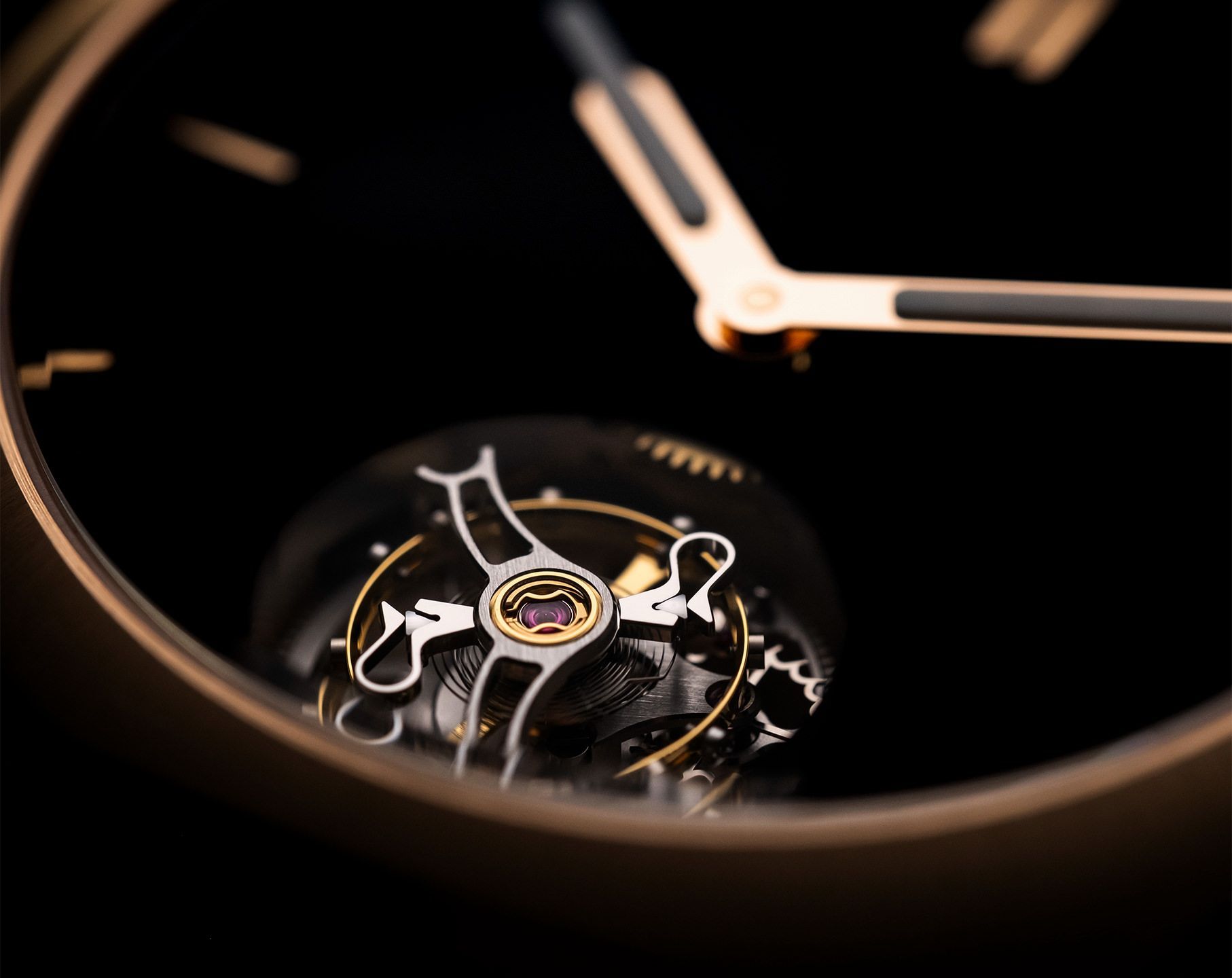 H. Moser & Cie. Tourbillon 40 mm Watch in Black Dial For Men - 6
