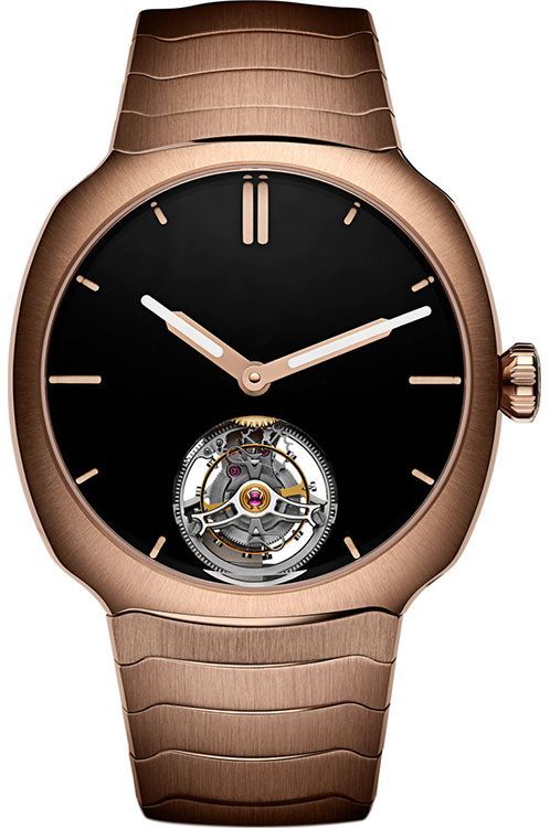 H. Moser Cie. Tourbillon 40 mm Watch in Black Dial