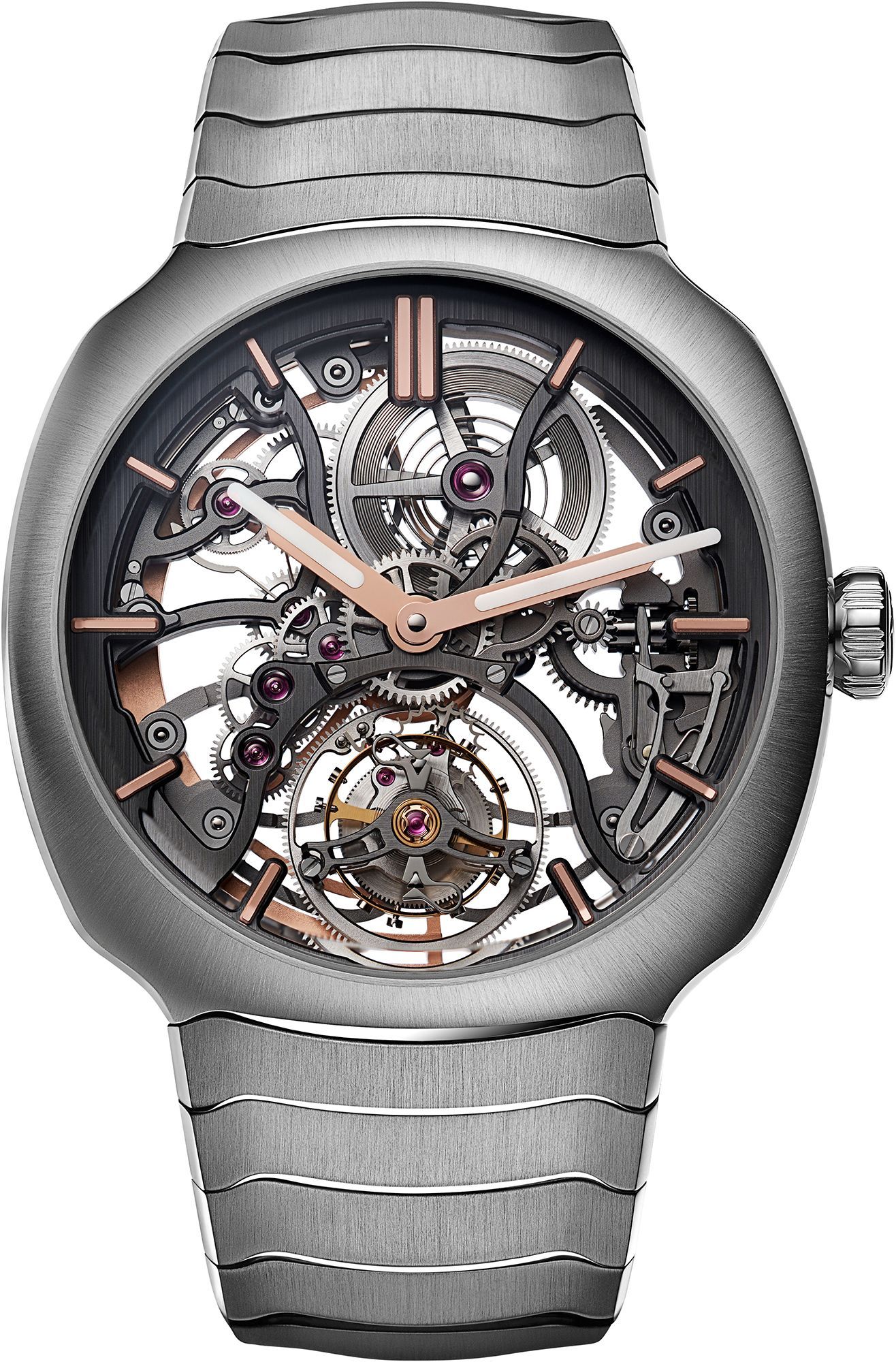 H. Moser & Cie. Streamliner Tourbillon Skeleton Dial 40 mm Automatic Watch For Men - 1