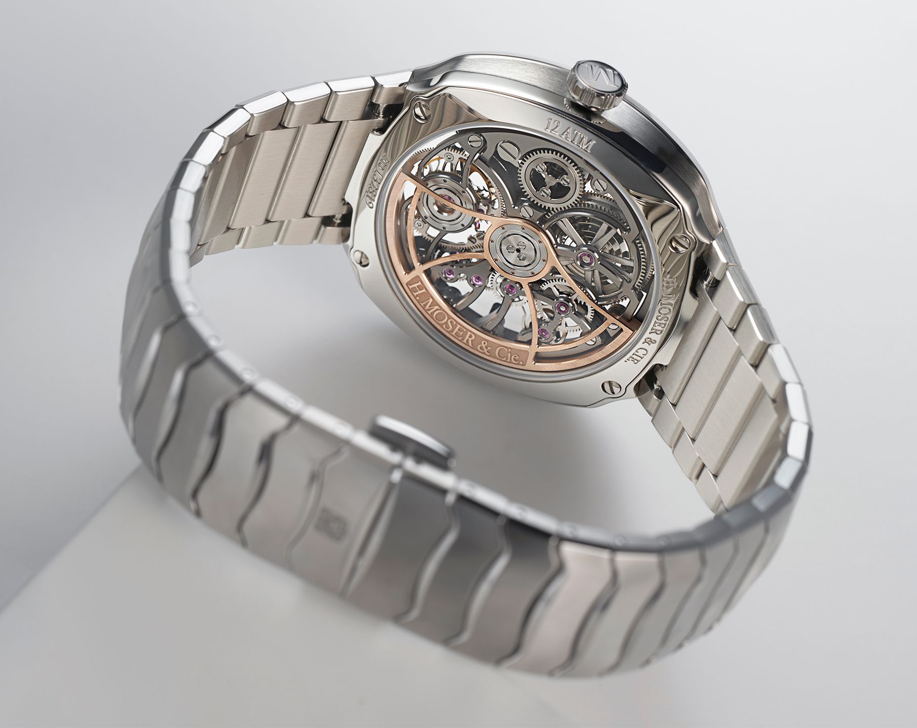 H. Moser & Cie. Streamliner Tourbillon Skeleton Dial 40 mm Automatic Watch For Men - 2