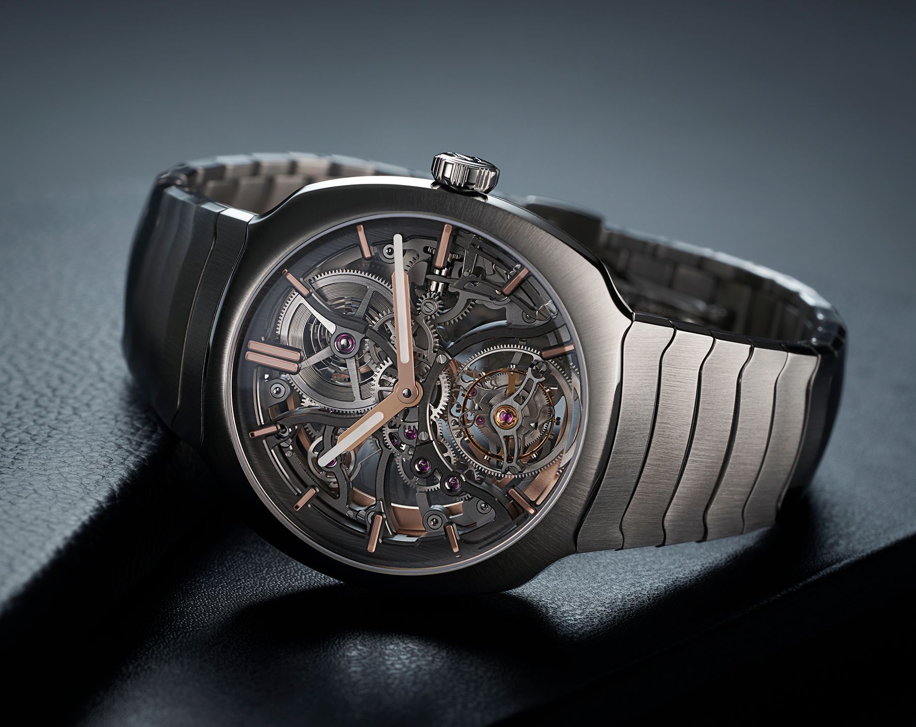 H. Moser & Cie. Streamliner Tourbillon Skeleton Dial 40 mm Automatic Watch For Men - 3