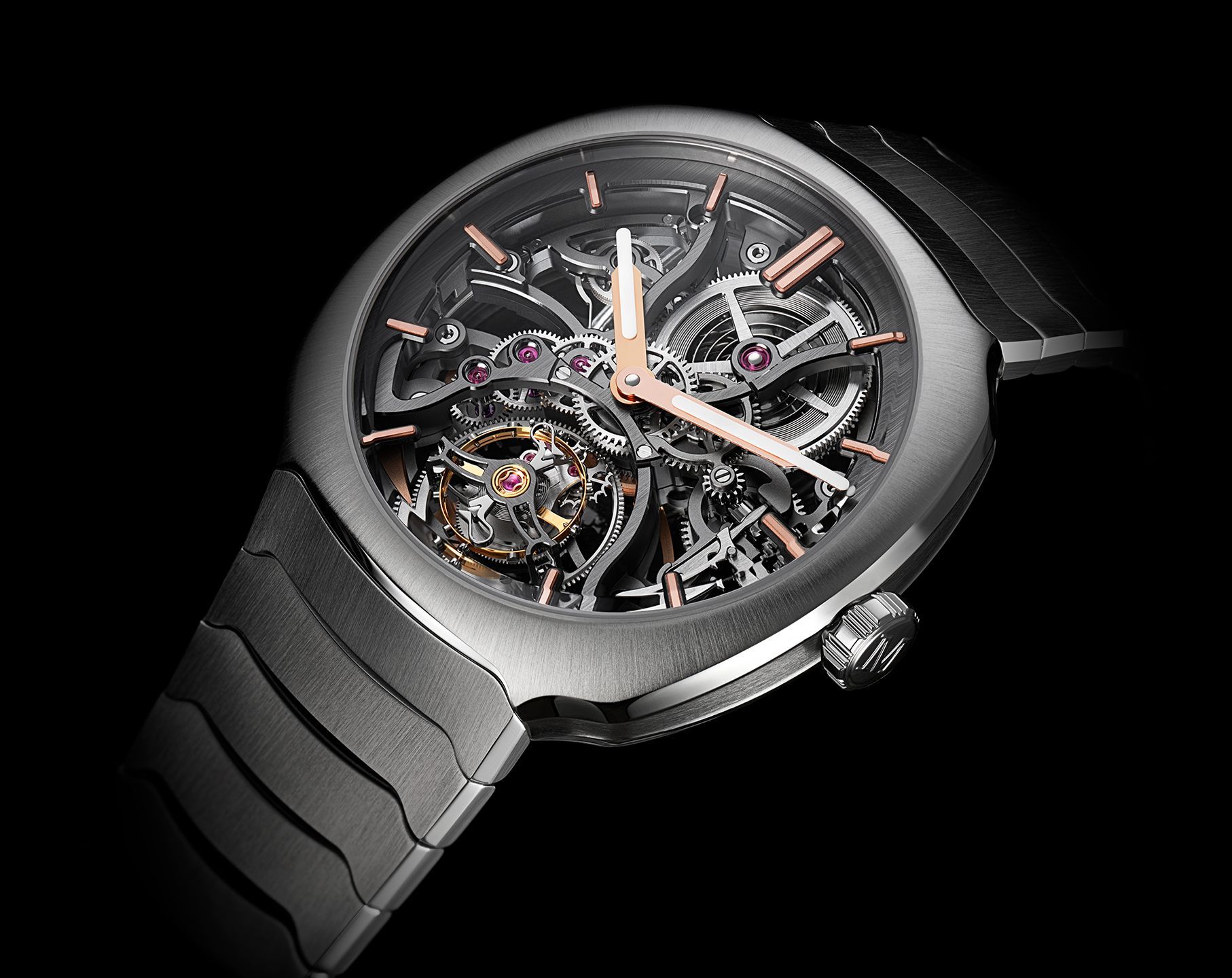 H. Moser & Cie. Streamliner Tourbillon Skeleton Dial 40 mm Automatic Watch For Men - 9