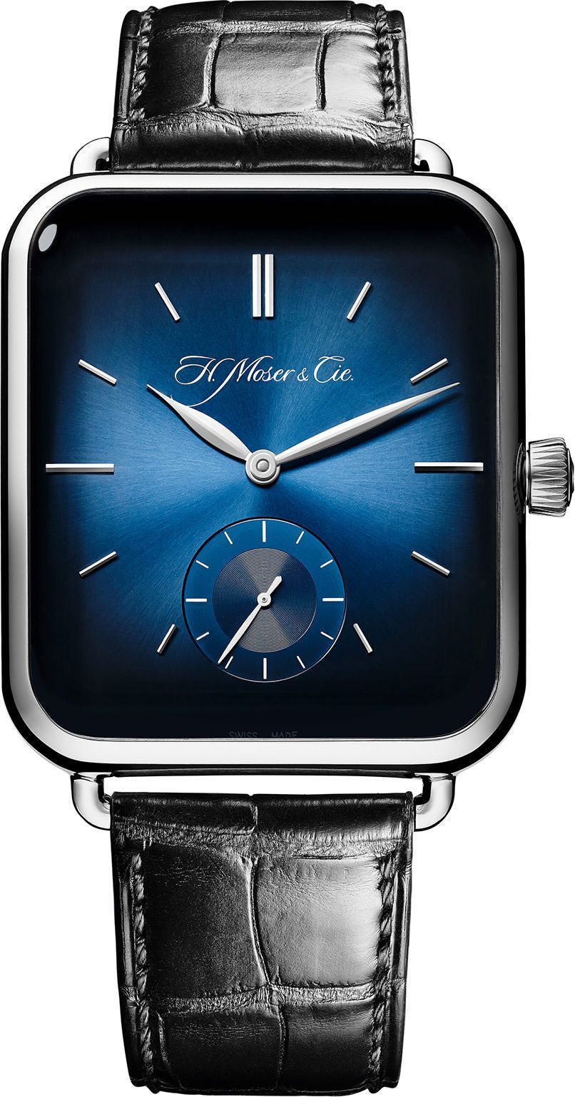 H. Moser & Cie. Swiss Alp Watch Small Seconds Blue Dial 38.2 mm Automatic Watch For Men - 1