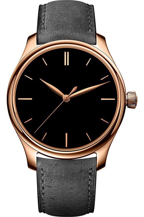 H. Moser Cie. Centre Seconds 40 mm Watch in Black Dial