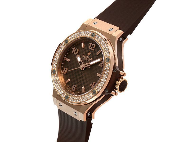 Hublot Big Bang 3-Hands Brown Dial 38 mm Quartz Watch For Unisex - 3
