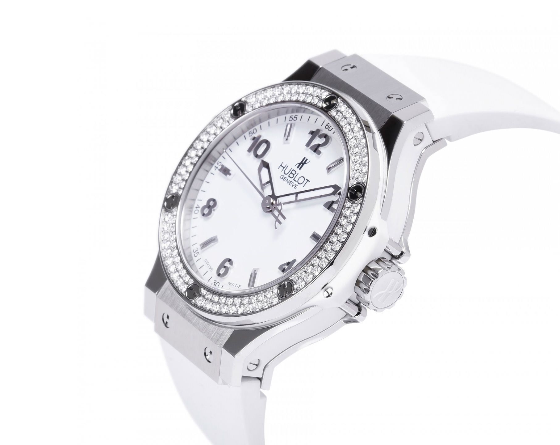 Hublot Big Bang Original White Dial 38 mm Quartz Watch For Women - 3