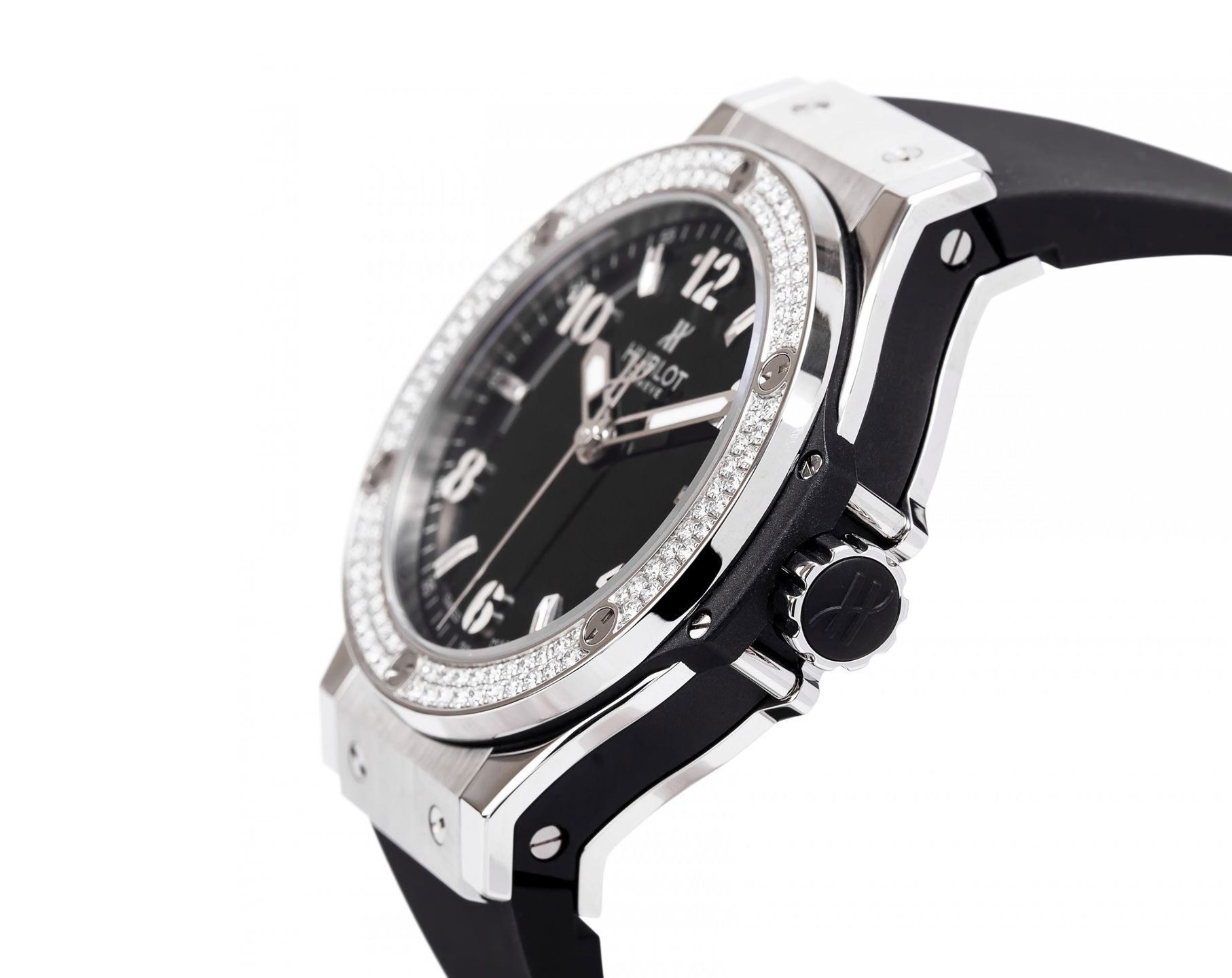 Hublot Big Bang Original Black Dial 38 mm Quartz Watch For Women - 5