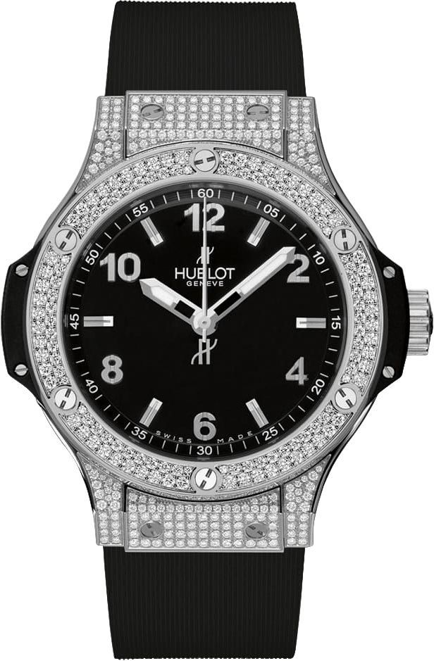 Hublot Big Bang Original Black Dial 38 mm Quartz Watch For Women - 1