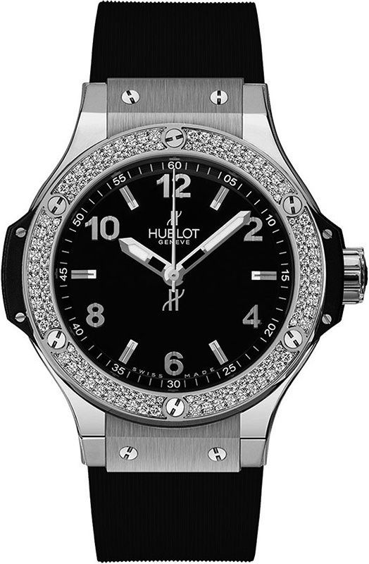 Hublot Big Bang  Black Dial 38 mm Quartz Watch For Women - 1