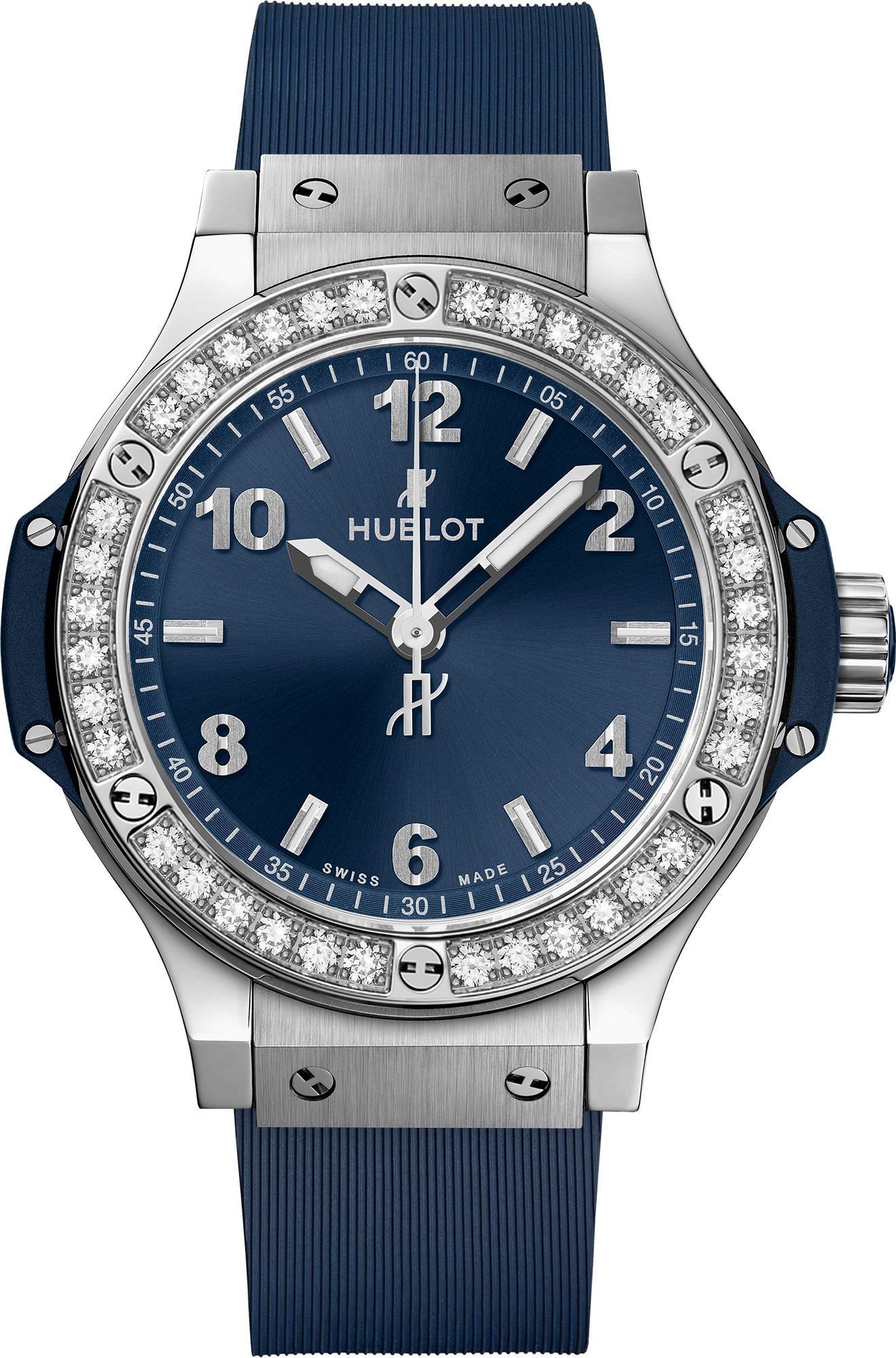 Hublot Big Bang Original Blue Dial 38 mm Quartz Watch For Women - 1