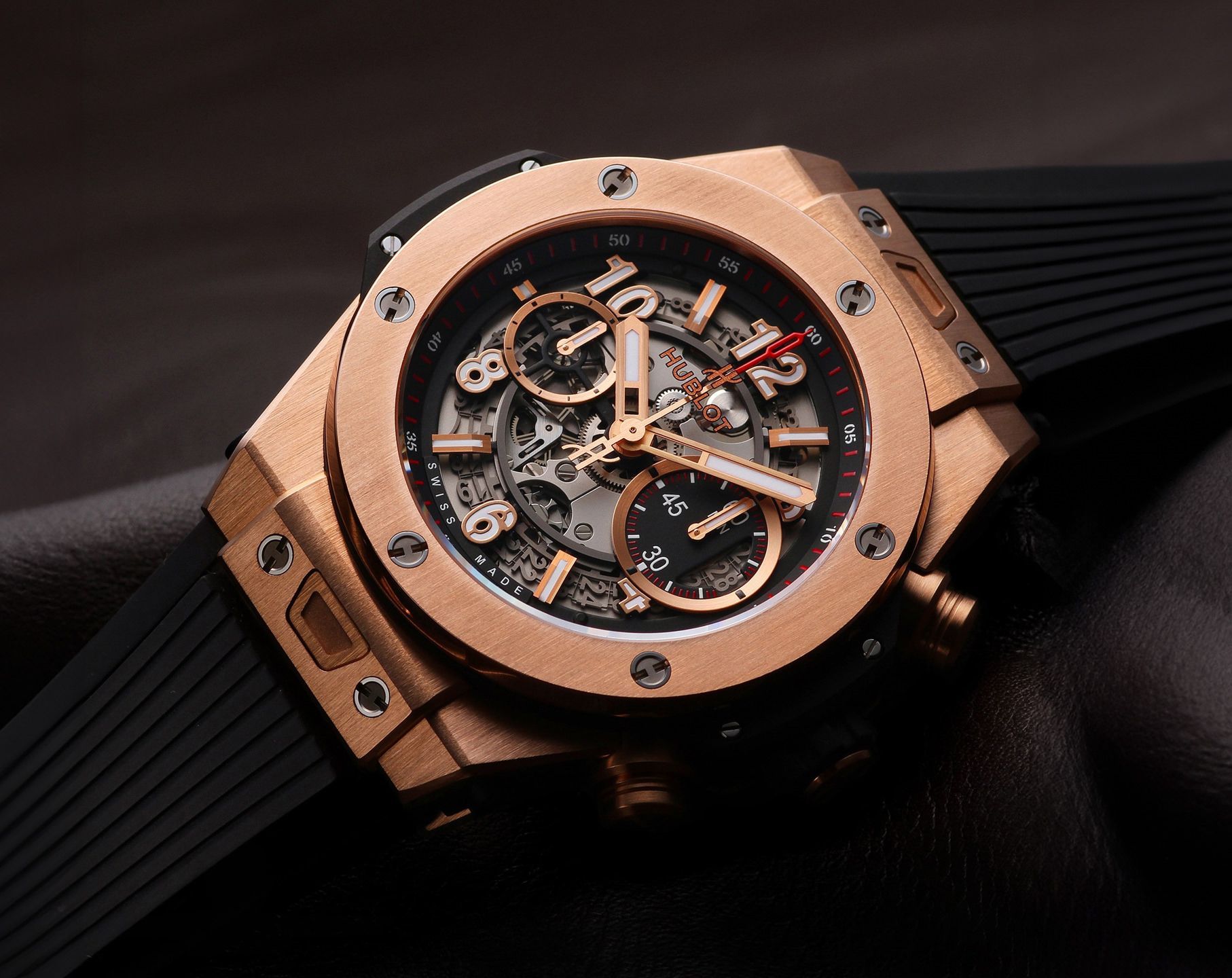 Hublot Big Bang Unico Skeleton Dial 45 mm Automatic Watch For Men - 4