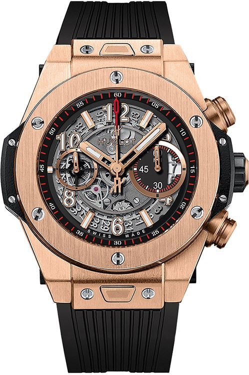 Hublot Unico 45 mm Watch in Skeleton Dial