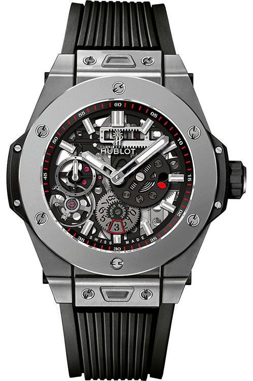 Hublot Meca 10 45 mm Watch in Skeleton Dial