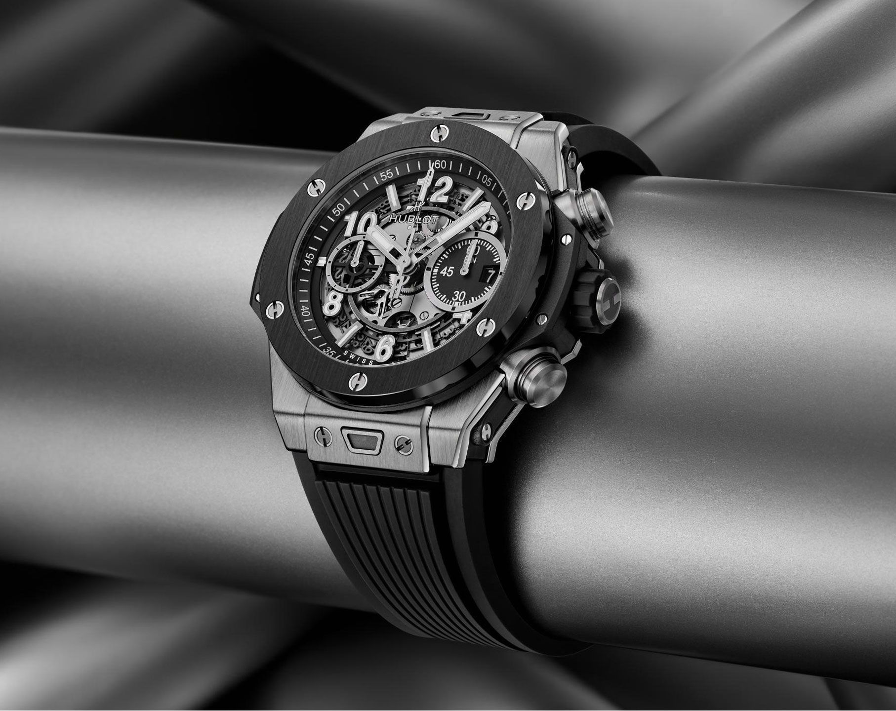 Hublot Big Bang Unico Skeleton Dial 44 mm Automatic Watch For Men - 3