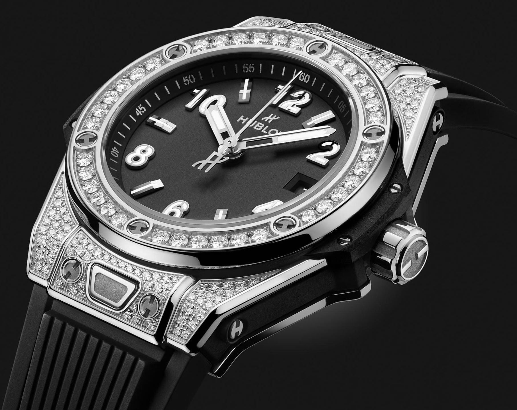 Hublot Big Bang 3-Hands Black Dial 39 mm Automatic Watch For Women - 4