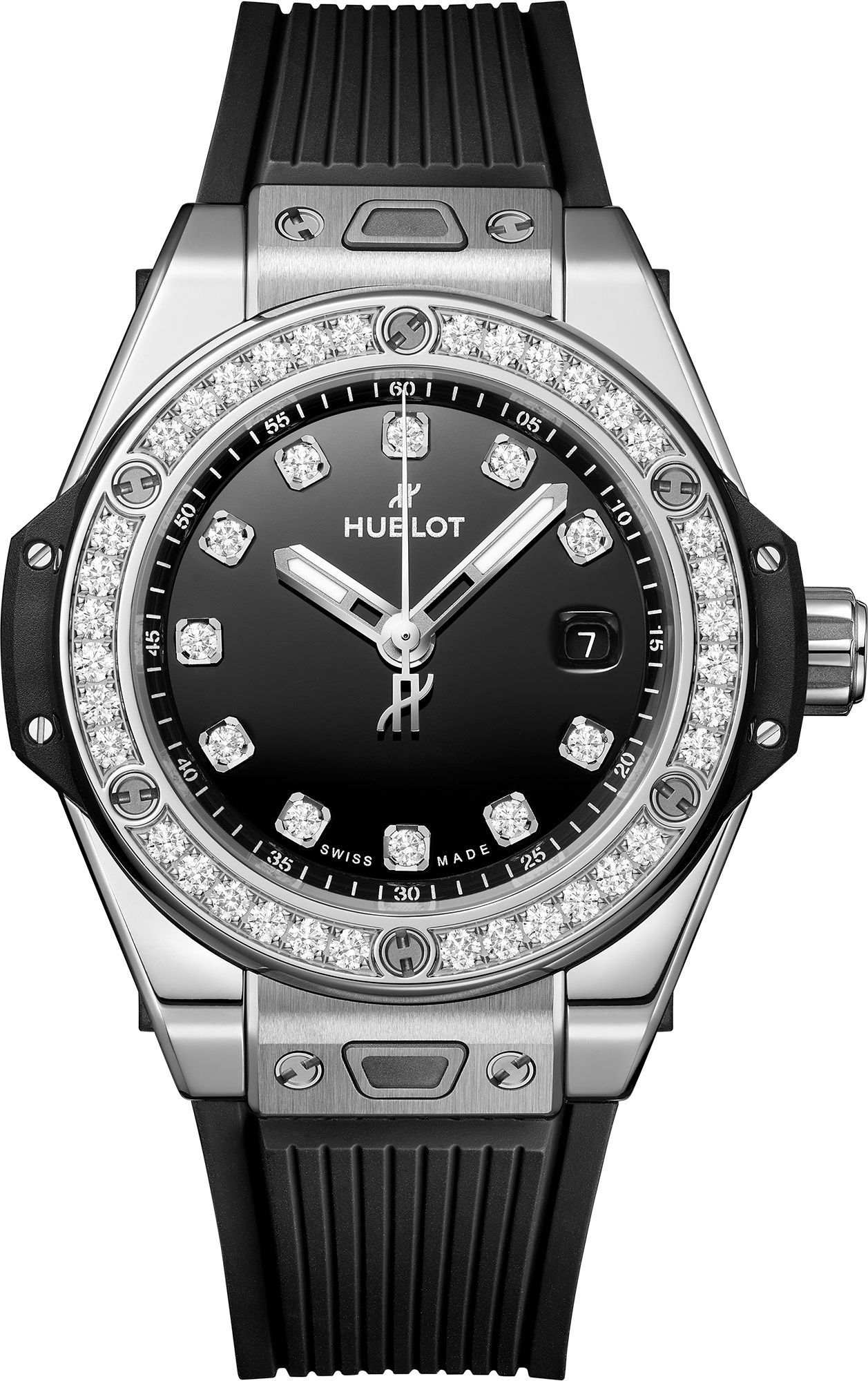 Hublot Big Bang 3-Hands Black Dial 33 mm Automatic Watch For Women - 1