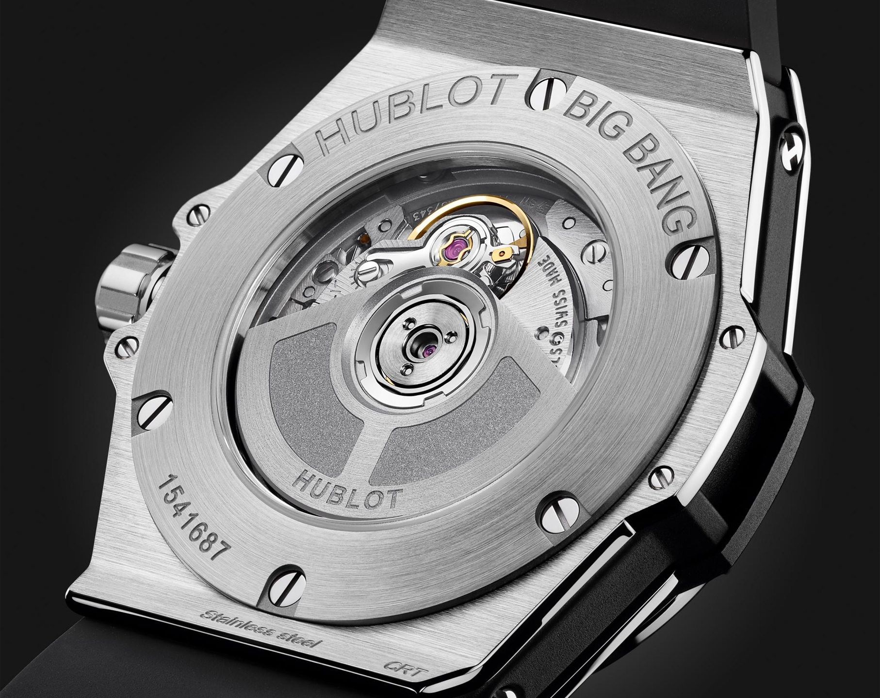 Hublot Big Bang 3-Hands Black Dial 33 mm Automatic Watch For Women - 3