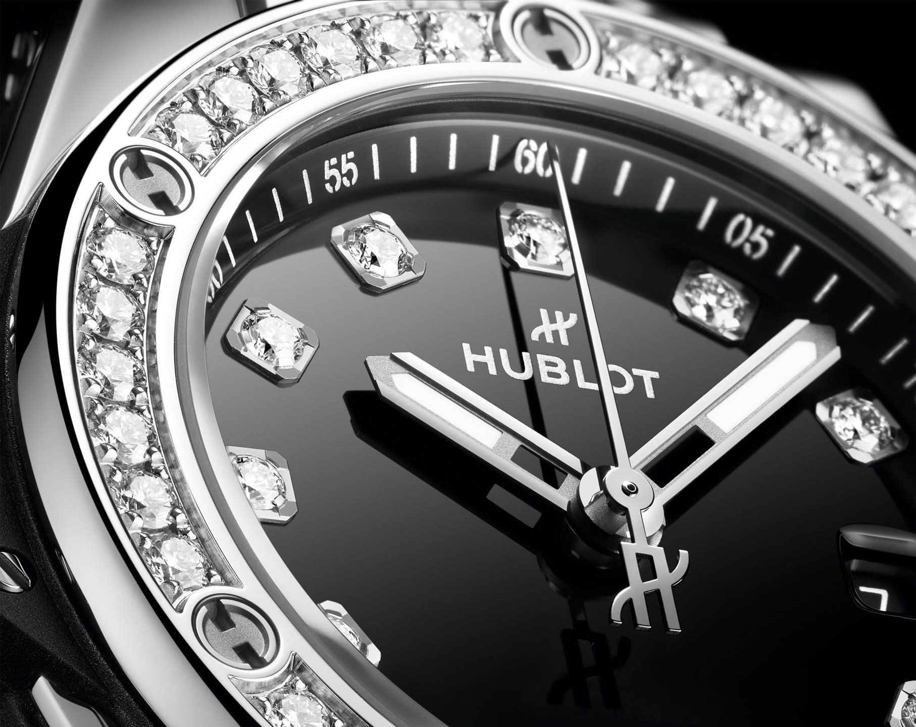 Hublot Big Bang 3-Hands Black Dial 33 mm Automatic Watch For Women - 4